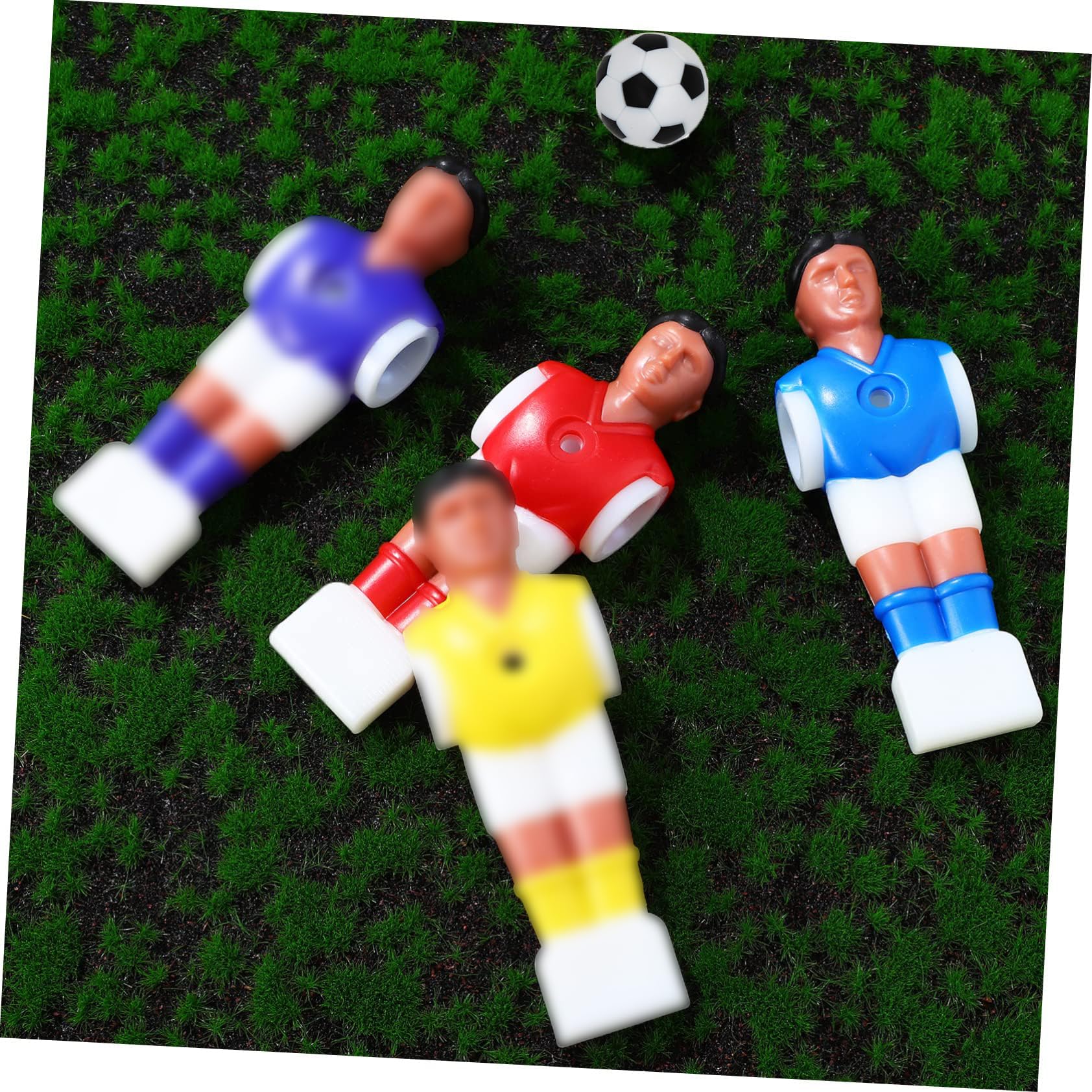 Football de table Man 2 Team Figurines de baby-foot avec ballon de football pour jeux de table