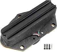 Vista 1 de Artec TRA73B Alnico 5 Hot Rail Bridge Single Coil Size Humbucker Pickup 12K para guitarra eléctrica estilo Tele, negro