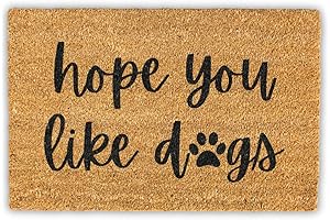 Hope You Like Dogs Doormat: The Perfect Welcome Mat for Dog Lovers