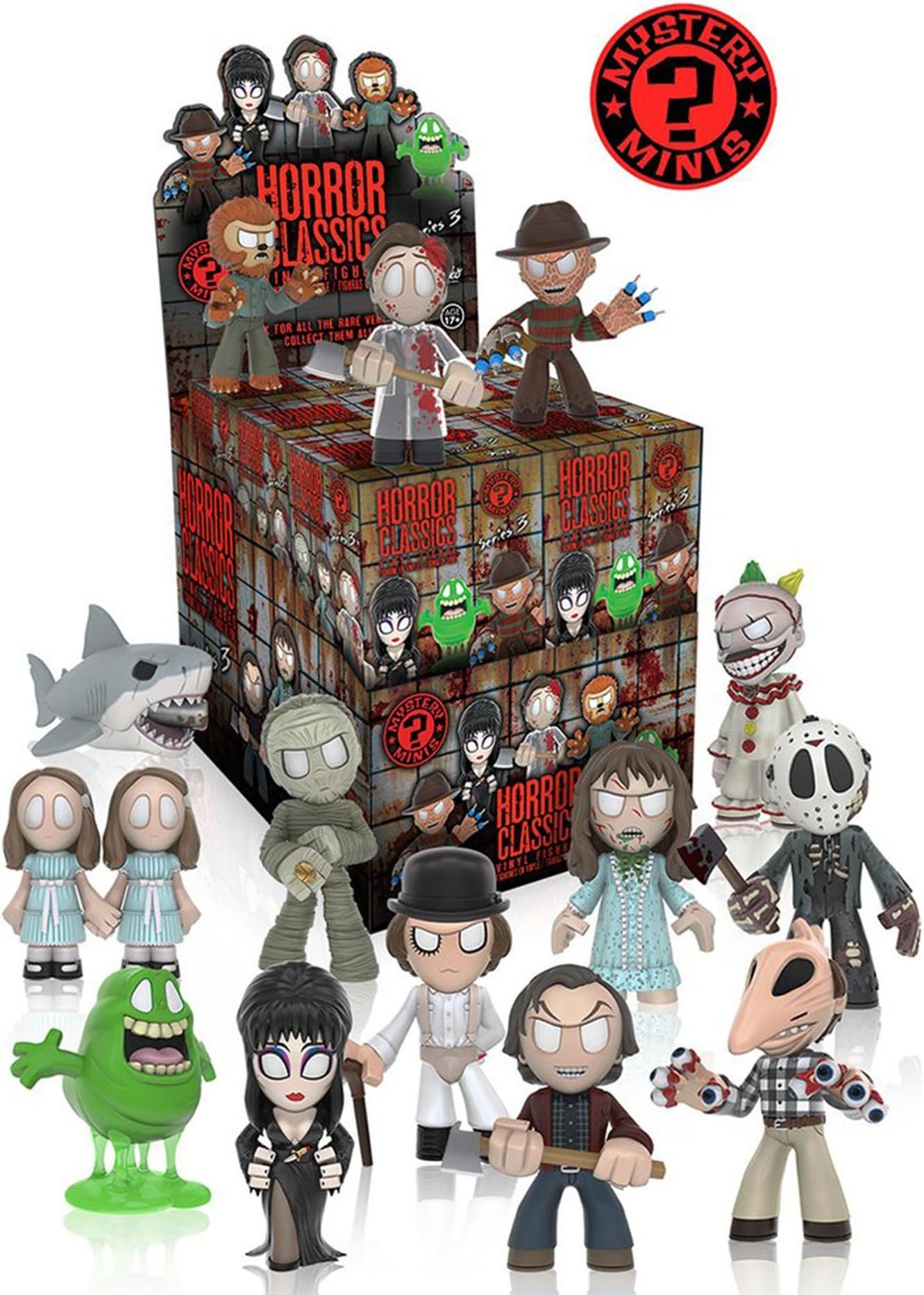 Horror Collection Mystery Minis Series 3 Display Case Set of 12