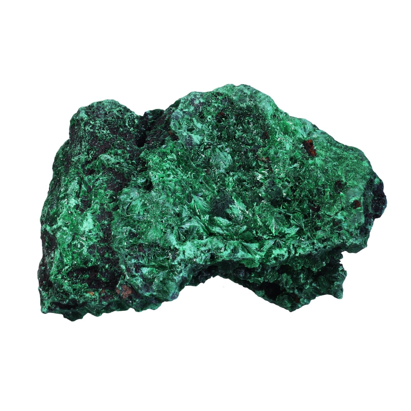 dssmboom Natural Malachite Crystal Raw Stone Mineral Specimen for Collection, Irregular Malachite Rough Stone for Chakra Balancing Home Decoration, 0.22-0.44 lb