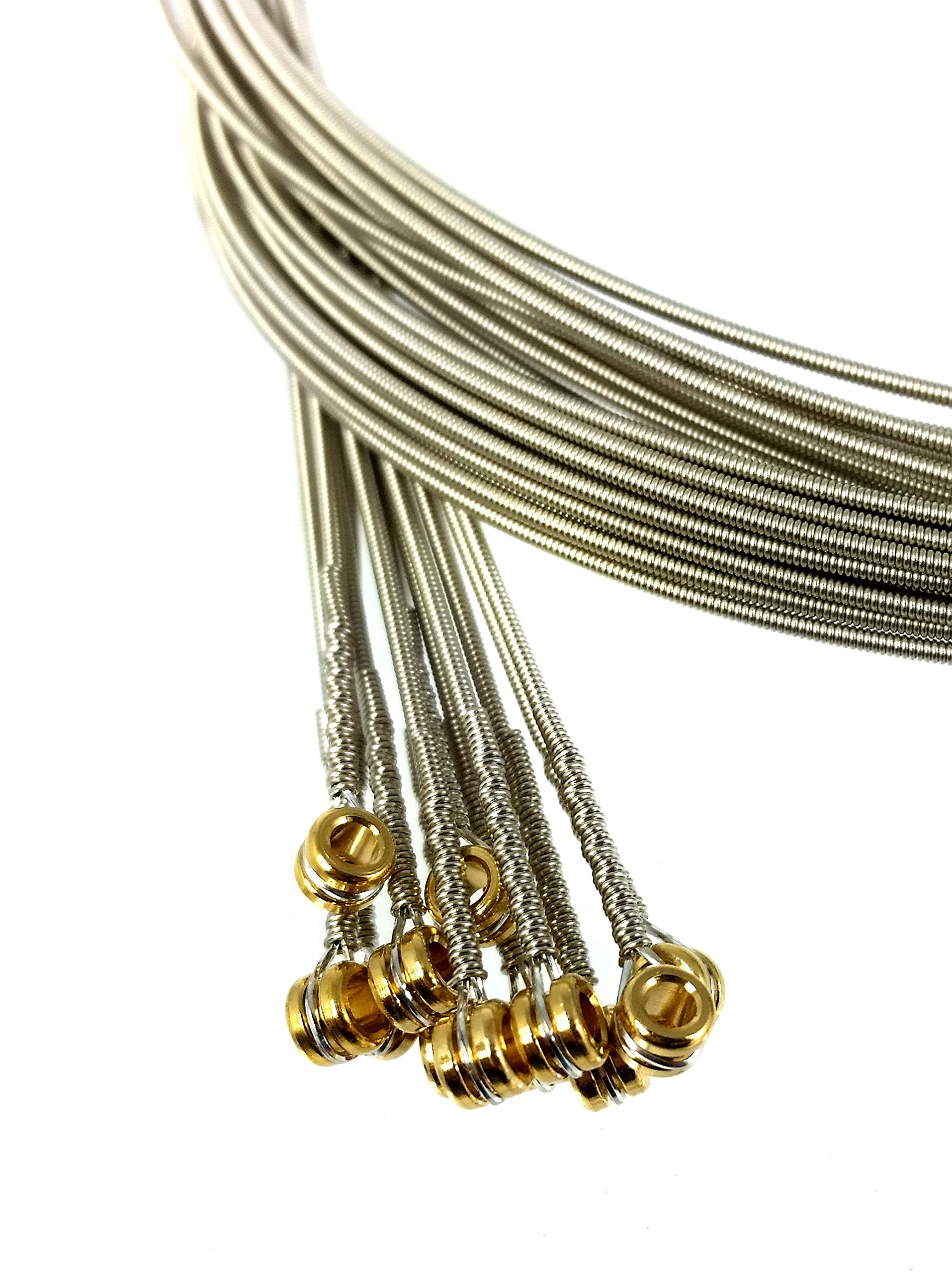 Paquete de 12, 36 GA (.036") Cuerdas de guitarra eléctrica con bobina de níquel – Fabricado en los Estados Unidos.