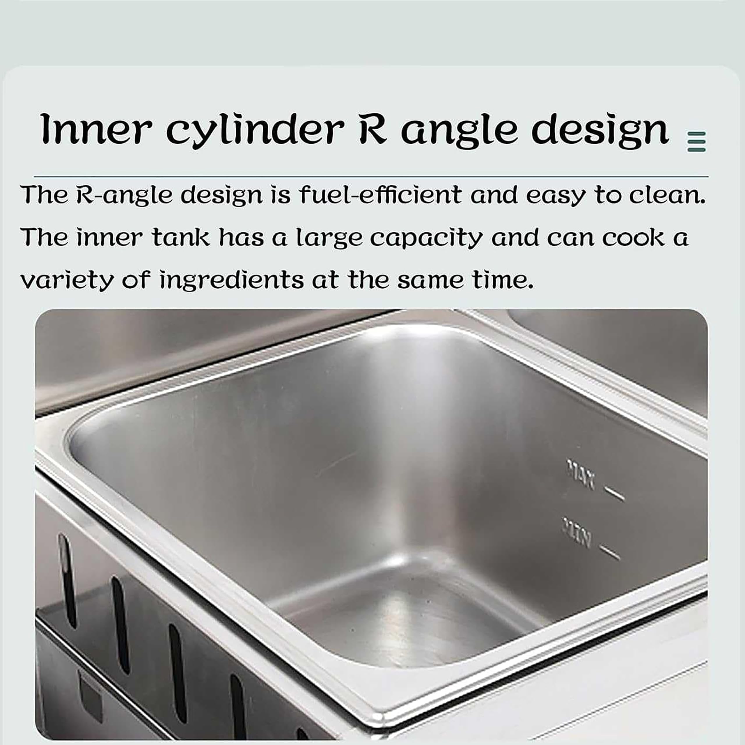 Freidora de Gas Comercial, de Doble Cilindro, de Acero Inoxidable Apto para Uso alimentario con Control de Temperatura, Adecuada Tanto para Cocina doméstica como Comercial.