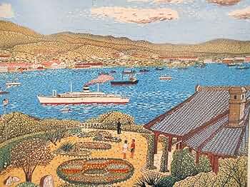 山下　清　クラバー邸 おうちギャラリー山下清先生の「グラバー邸」リトグラフ紹介し