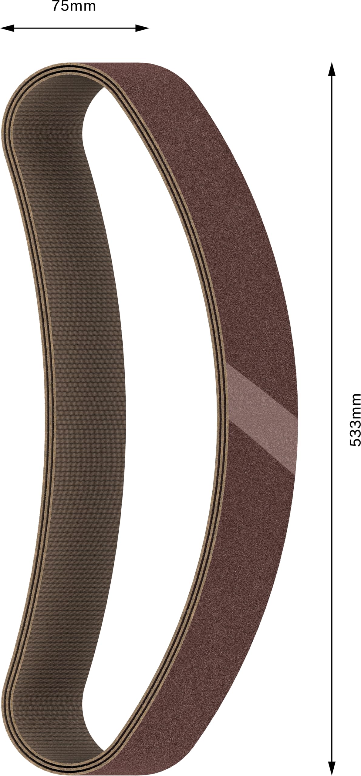 deci ベルト　s ovy Bosch 2608607259 75 x 533 mm 120 Grit Sanding Belts by Bosch