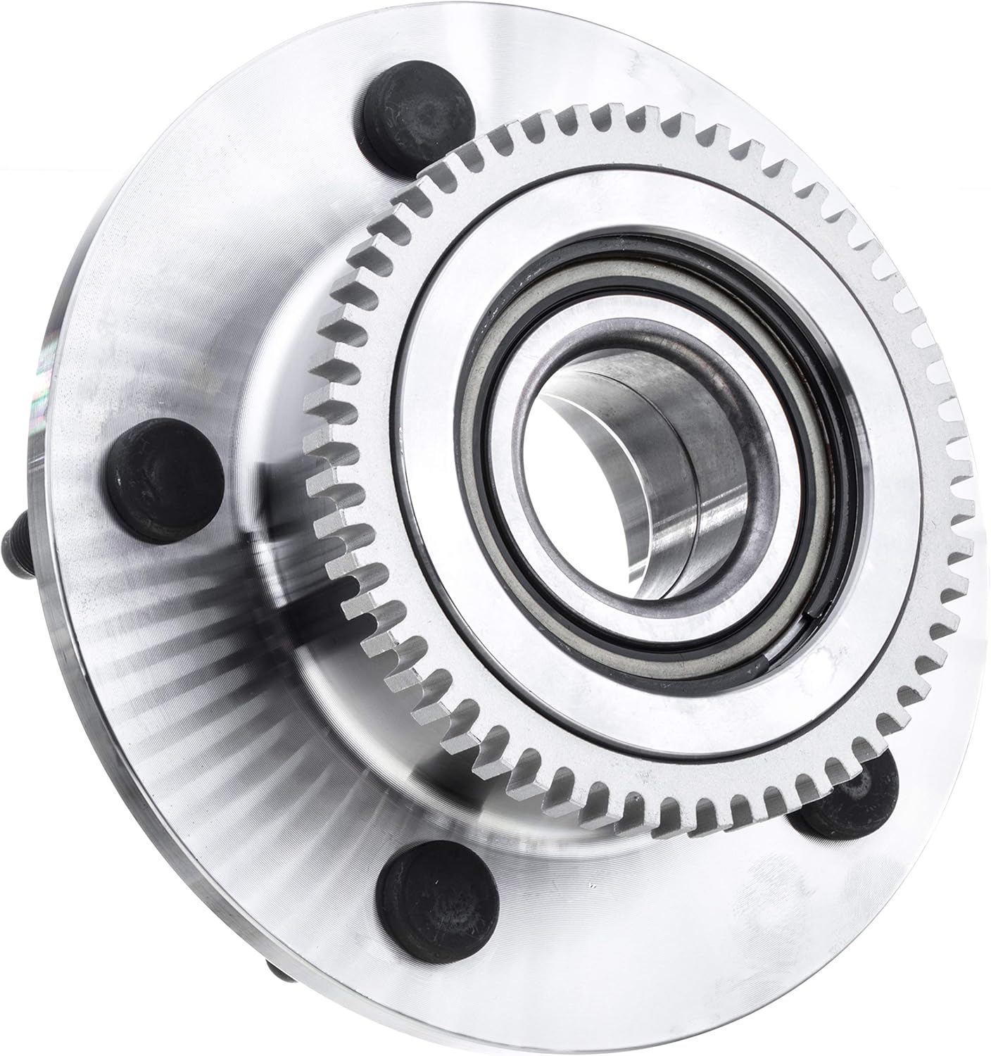 QJZ [2-Pack/Pair 515084 - Front Driver and Passenger Side Wheel Hub Bearing Assembly for 2000-2001 Dodge Ram 1500 [RWD Models Only] [Cross Reference: SKF BR930611, Timken HA590001]