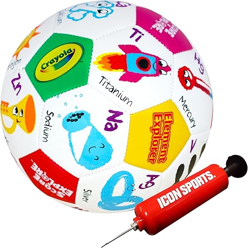 Miniatura 17 de Crayola Balón de fútbol oficial - Unisex Niños - CRAY302BL Zoo Animal Talla 5