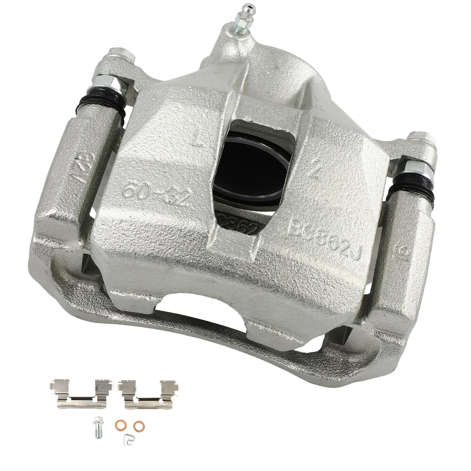 cciyu Front Left Disc Brake Caliper Assembly With Bracket 19B6041