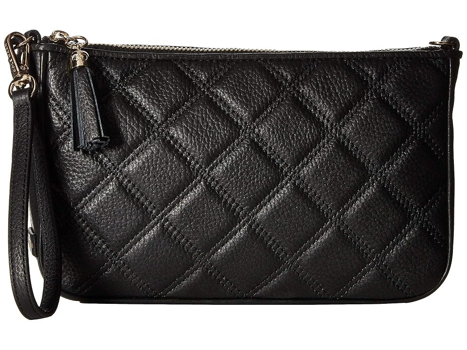

Cole Haan Benson Quilted Demi Wristlet (Black) Handbags