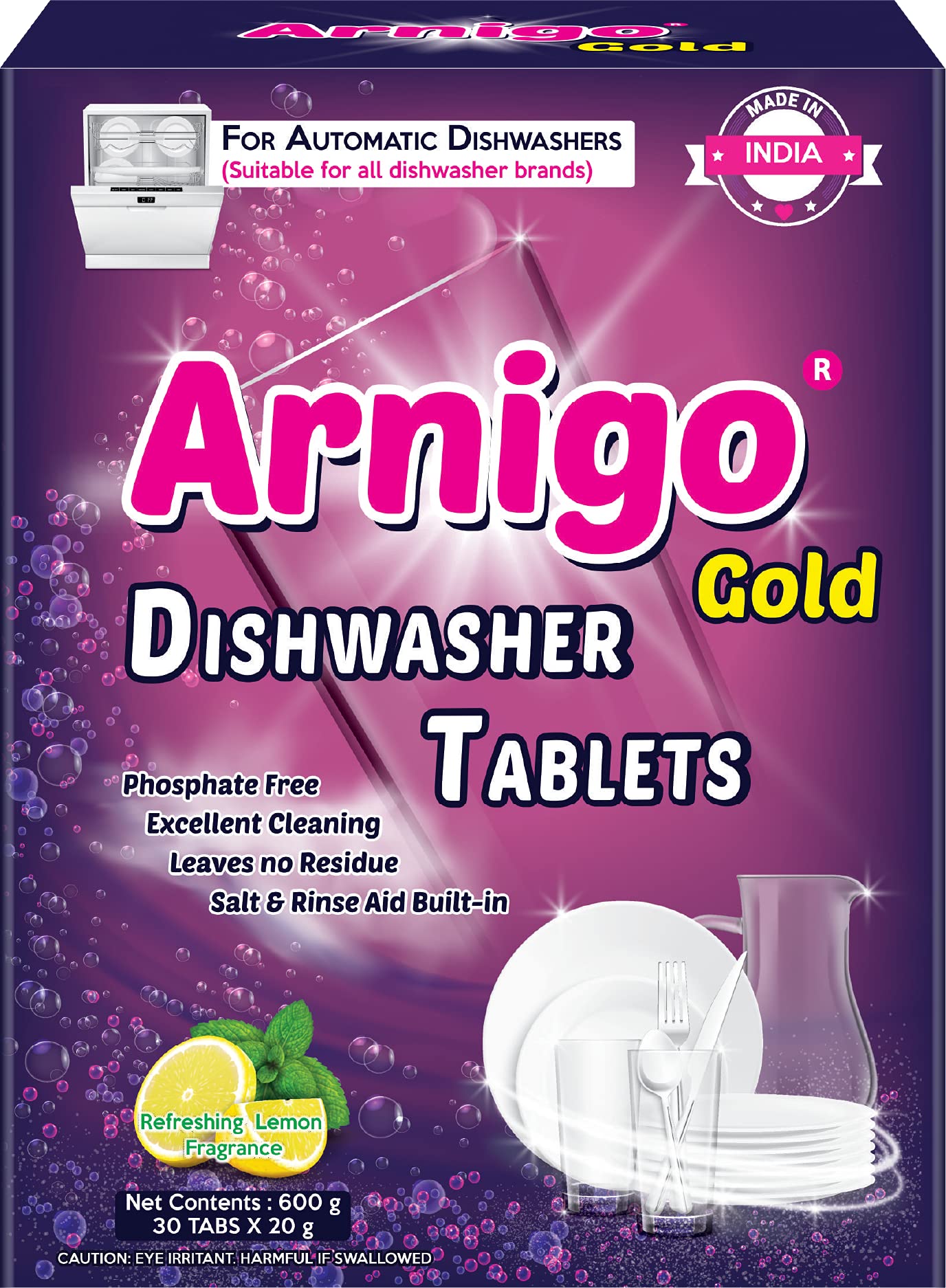 Buy Arnigo Gold Dishwasher s Phosphate Free (30 s) Made in India