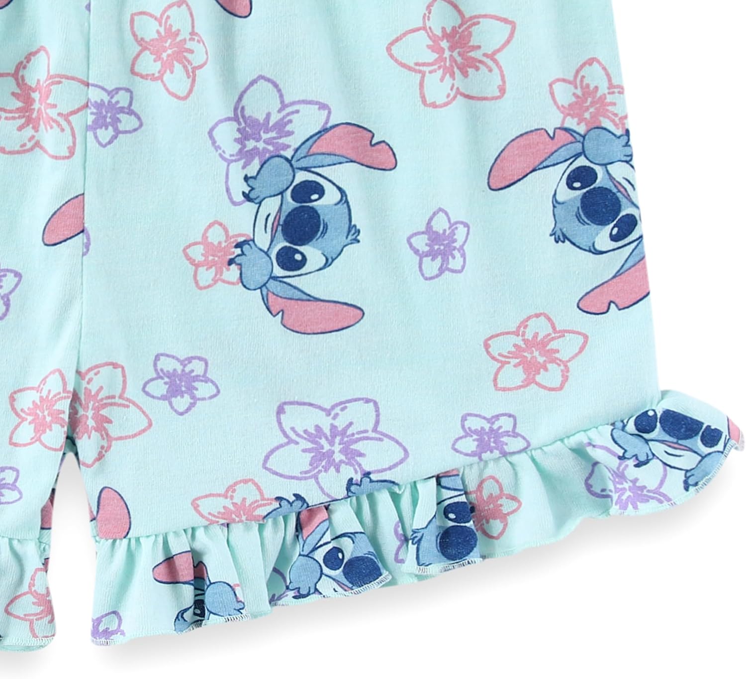 Disney Lilo & Stitch Girls 3 Piece T-Shirt Tank Top and Shorts Set for Big Kids - Image 7