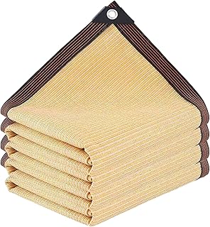 Shade Cloth - Pergola Sun Shade 90% Outdoor Shade Fabric with Grommets for Pergola Cover Patio Gazebo Deck Garden Porch Wheat(3X6FT)