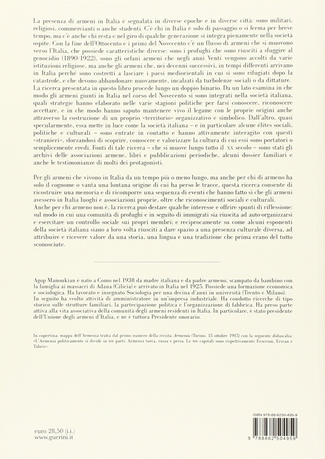 Presenza armena in Italia. 1915-2000