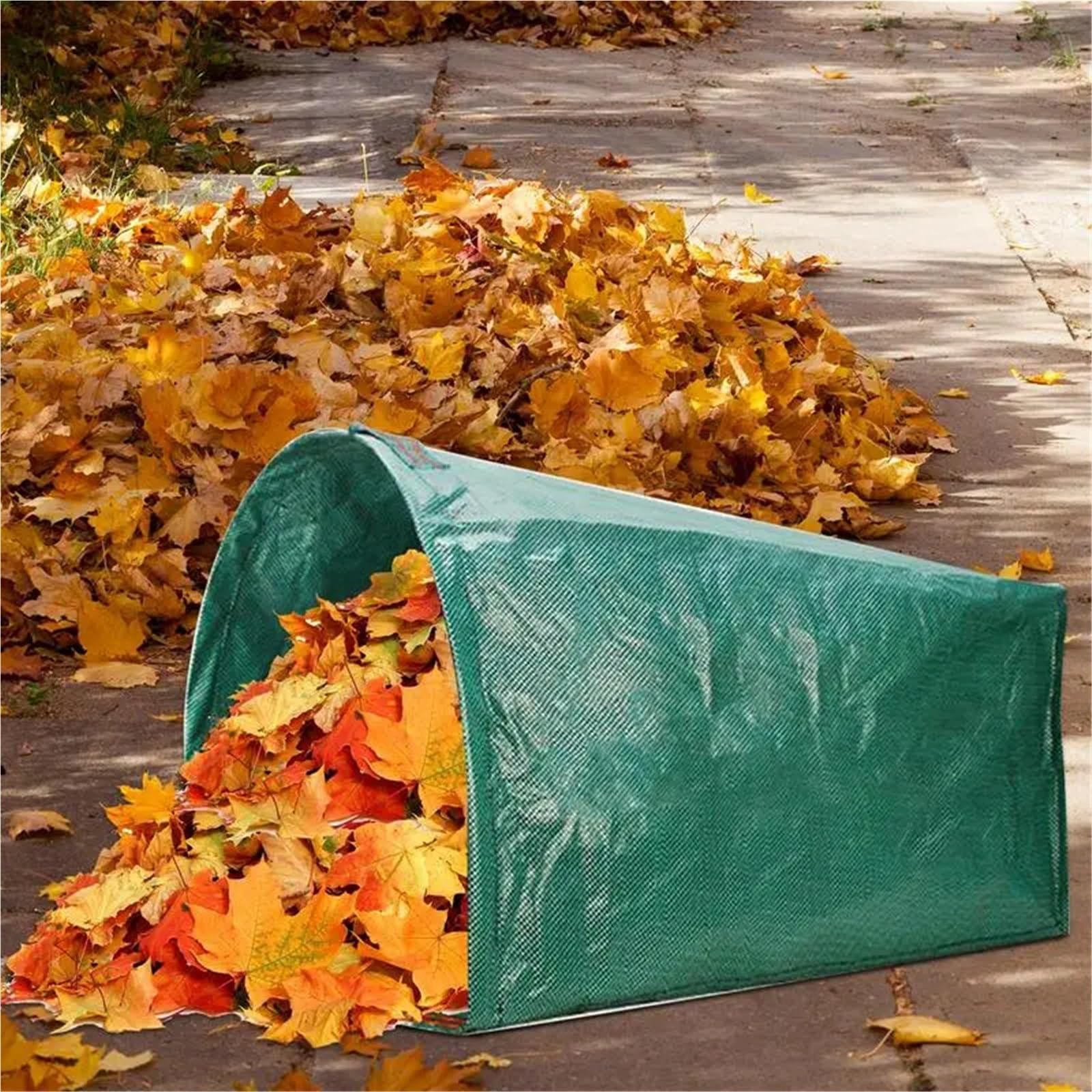 2 bolsas de basura for jardín, gran capacidad, for recoger malas hierbas, hojas, flores y residuos Para Hojas(270L)