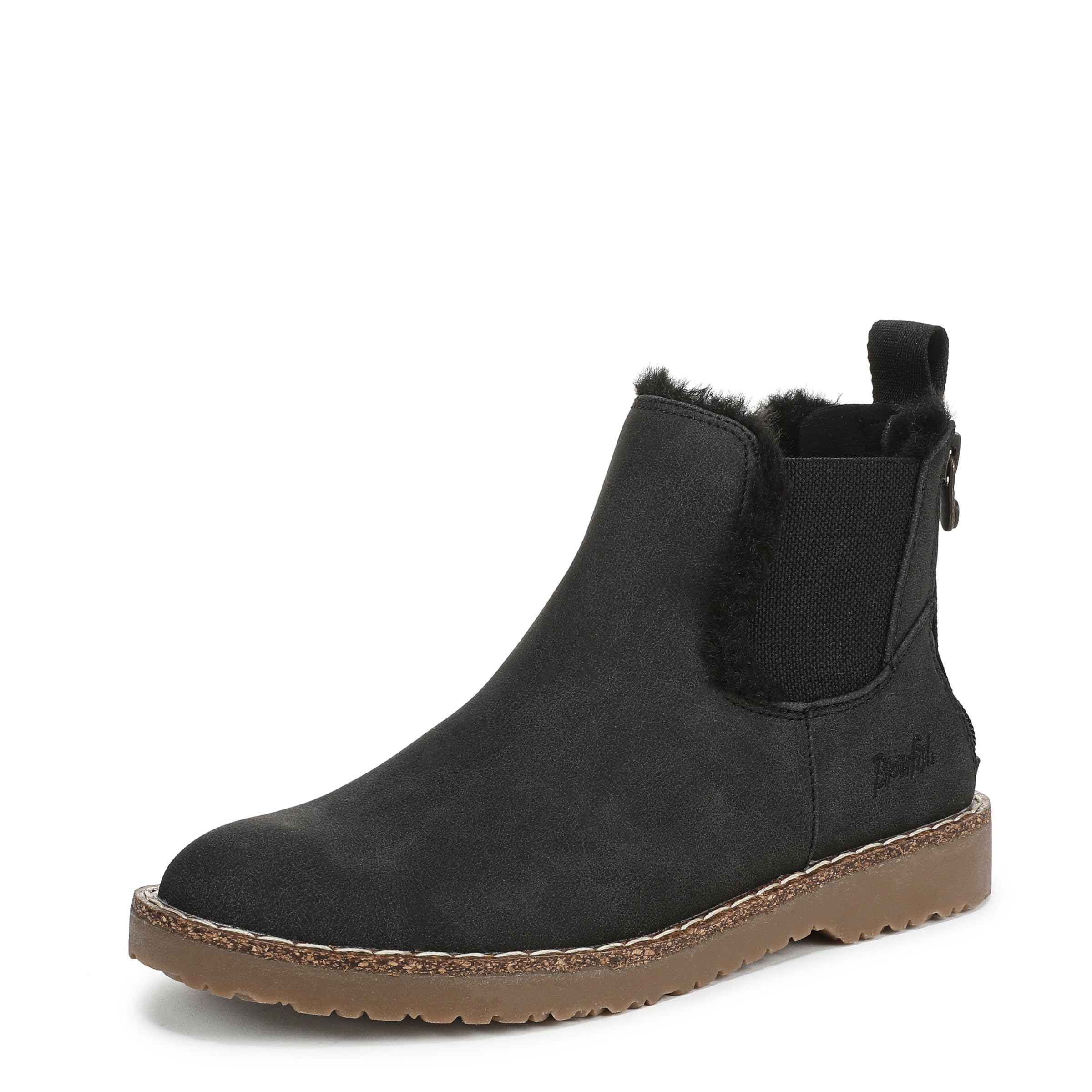 Blowfish Malibu Women's Chillin SHR Chelsea Ankle Boot, Black, Medium Fit, UK 4
