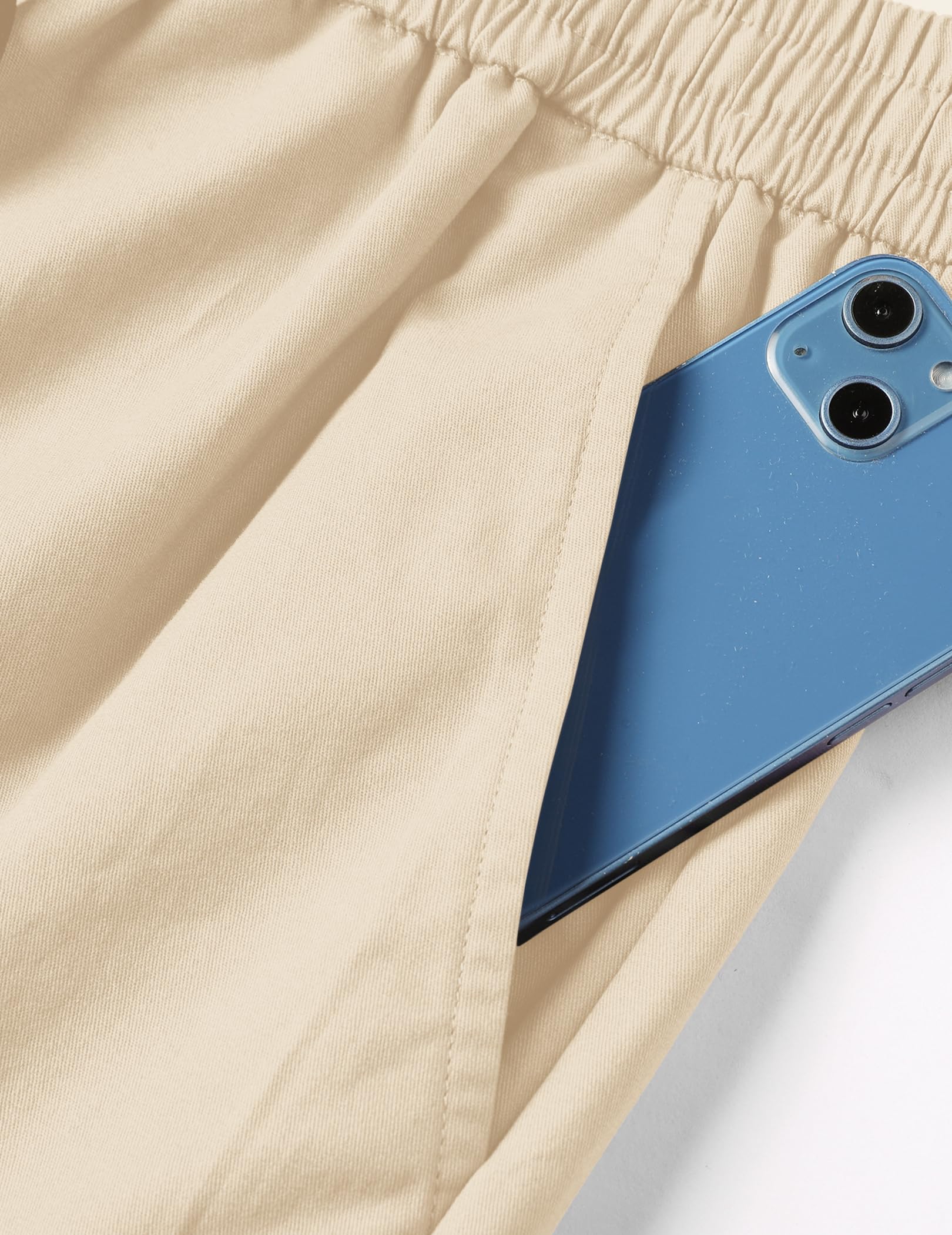 TARAINYA Pantaloncini Uomo Cargo Corti con 6 Tasche Coulisse Estivi Cotone Shorts