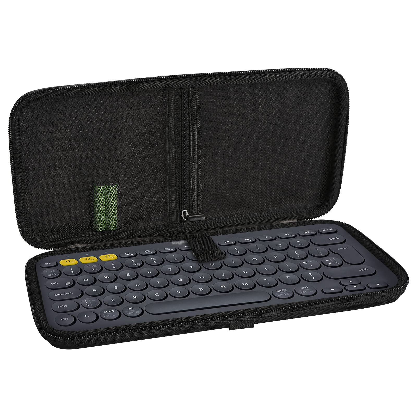 Linkidea Keyboard Hard Shell Travel Carrying Case, Compatible with Logitech K380, Logitech Pebble Keys 2 K380s