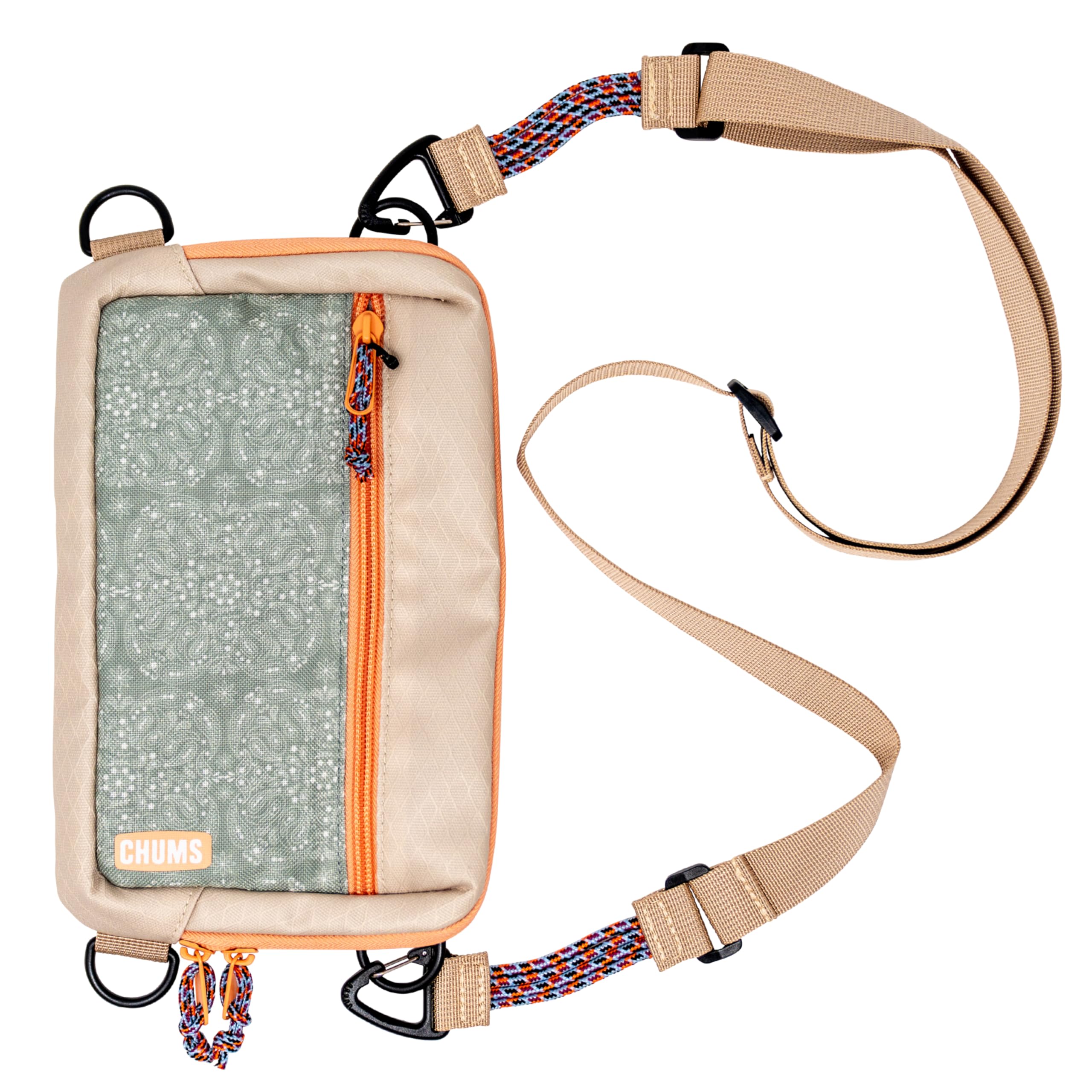 Chums Rover Crossbody Sling Bag for Women & Men – Convertible, Multi-Pocket Day Pack for Travel