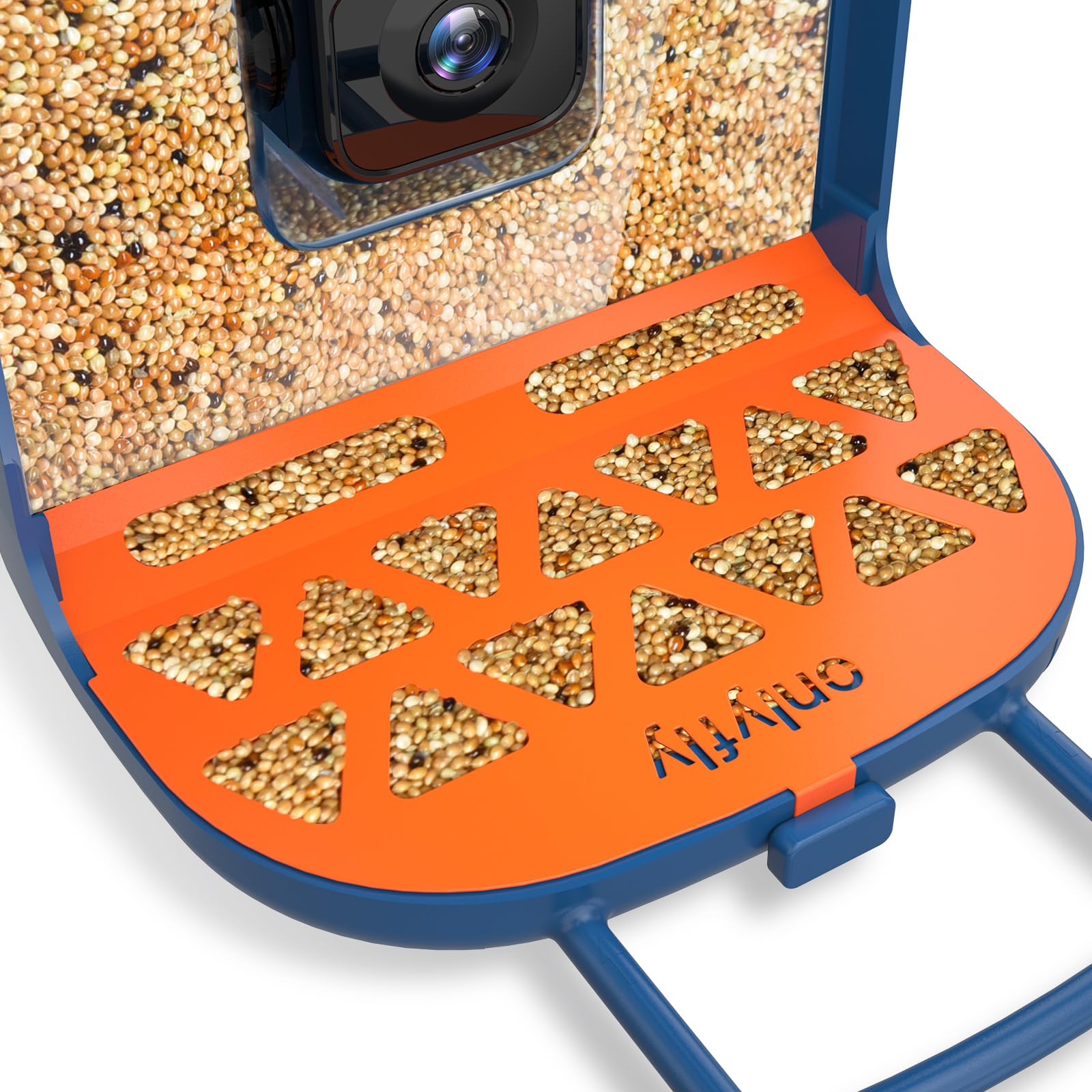 Bird Seed Guard – Metal Splash Guard Exclusively for Onlyfly Bird Feeder with Camera, Reduces Food Waste, Easy to Install &amp; Clean, Designed for Outdoor and Garden Use, Onlyfly Accessory