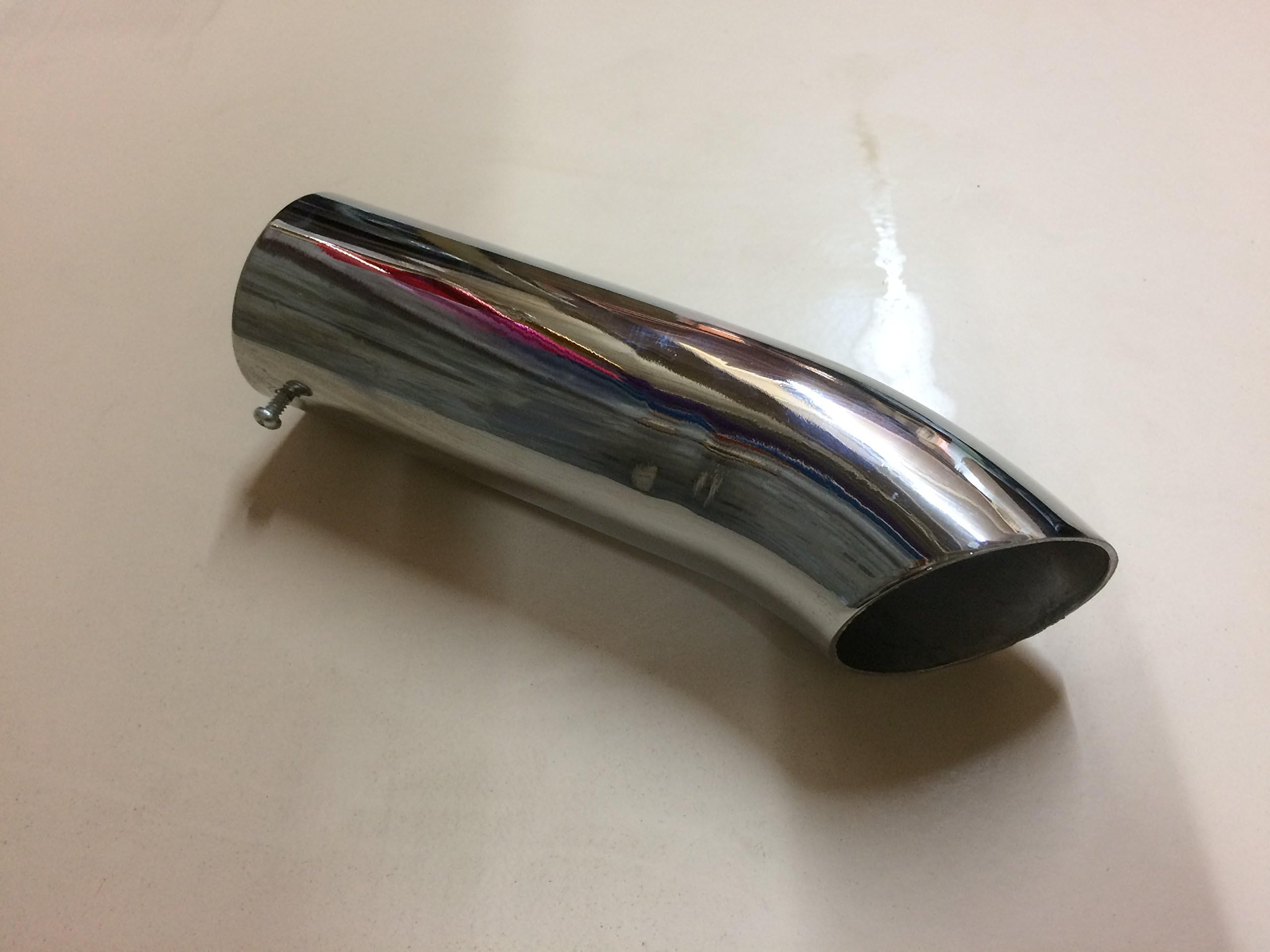 CHROME EXHAUST TAIL PIPE TIP UNIVERSAL FIT 40MM TO 70MM FITS CAR AND VAN