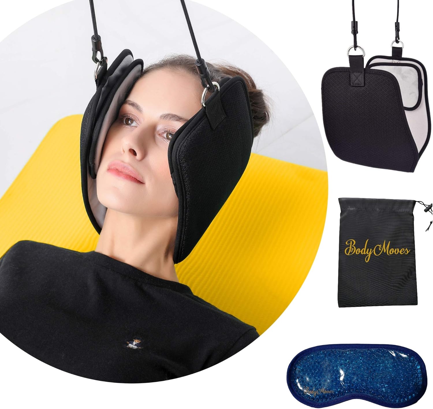 BodyMoves Head Hammock with Eye mask (Head Hammock plus eyemask