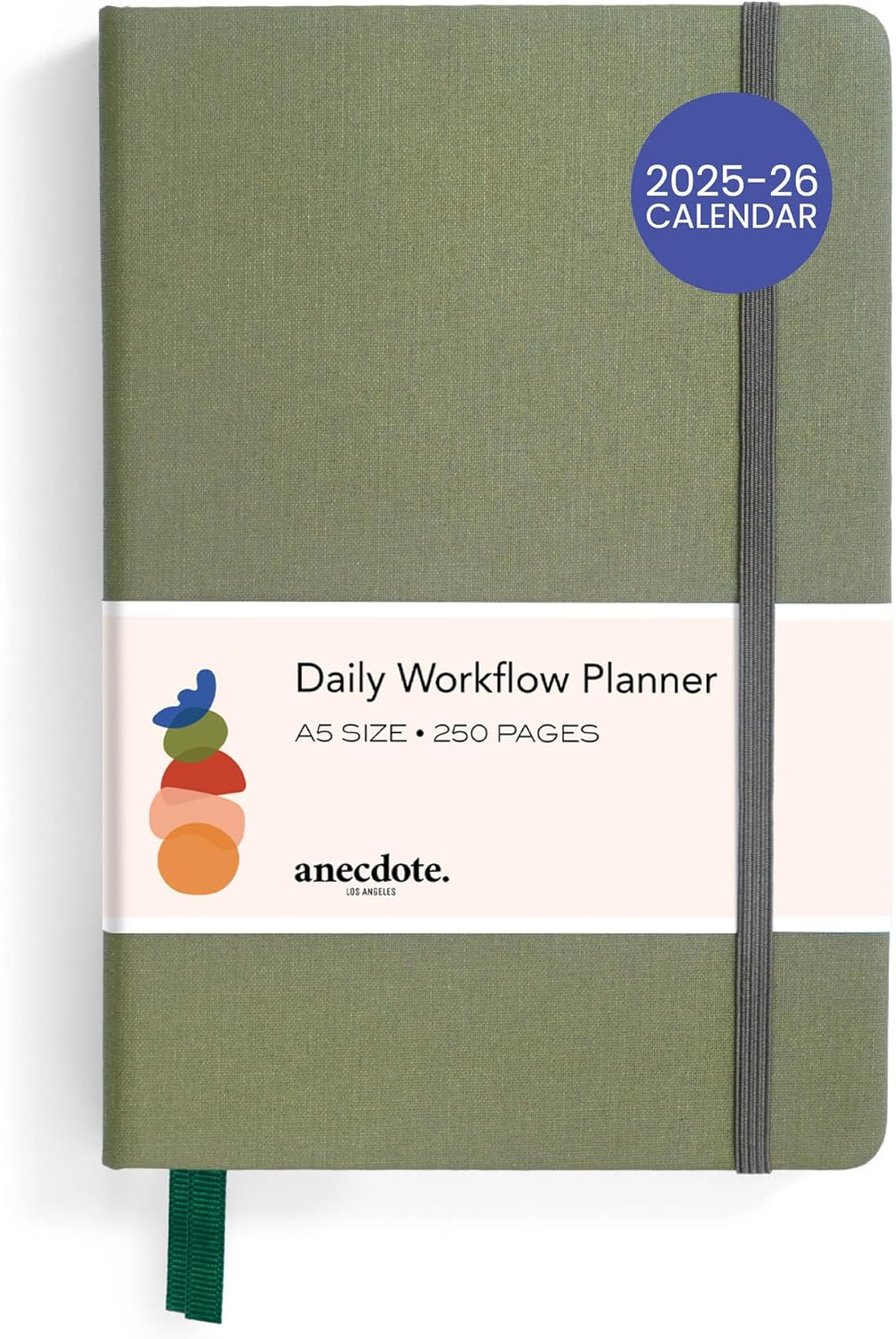 anecdote 2025-2026 planner: a monthly, weekly & daily planner 2025-2026 for planning your success - a5 size hardcover start anytime and achieve your goals - olive green a5 (5.8'' x 8.3'') olive green