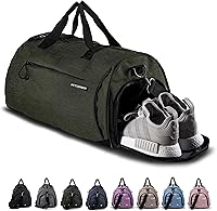 Fitgriff Gym Duffel Bag for Men & Women - Shoe & Wet Compartments, Travel Sports Fitness Workout Bag
