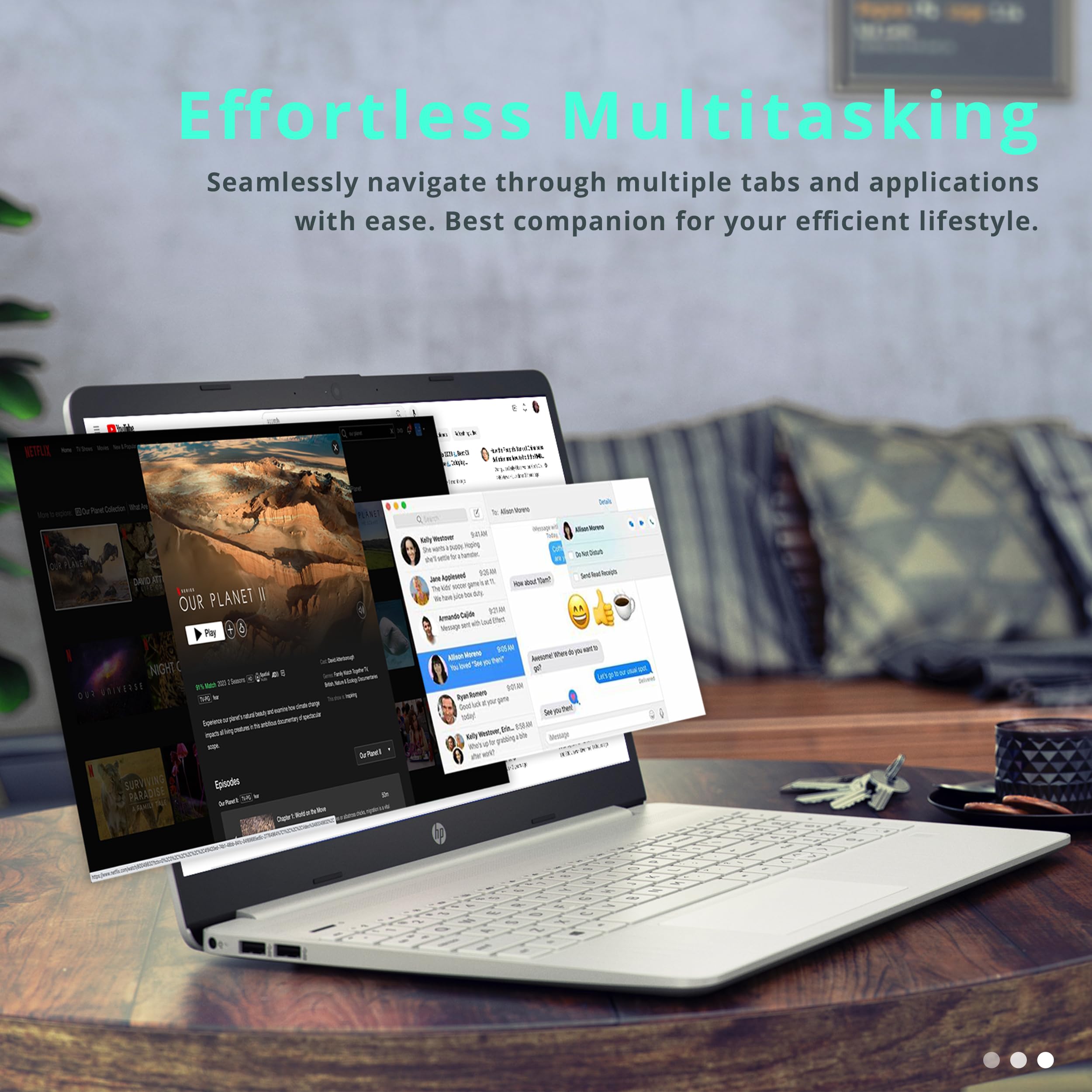 ノートPC hp - HP 468W3PA AMD Ryozen 5 5500U 8GB 512GB HP 17.3