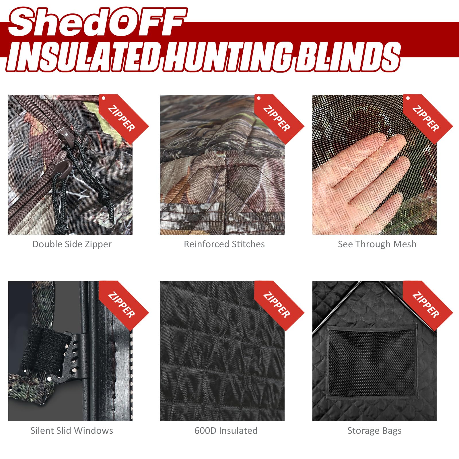 Amazon.com : ShedOFF Insulated Hunting Blind for Cold Weather