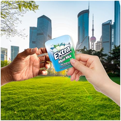 Miniatura 5 de EXTRA Refreshers Mint Mix Gum botella de 40 piezas de 321 onzas paquete de 6