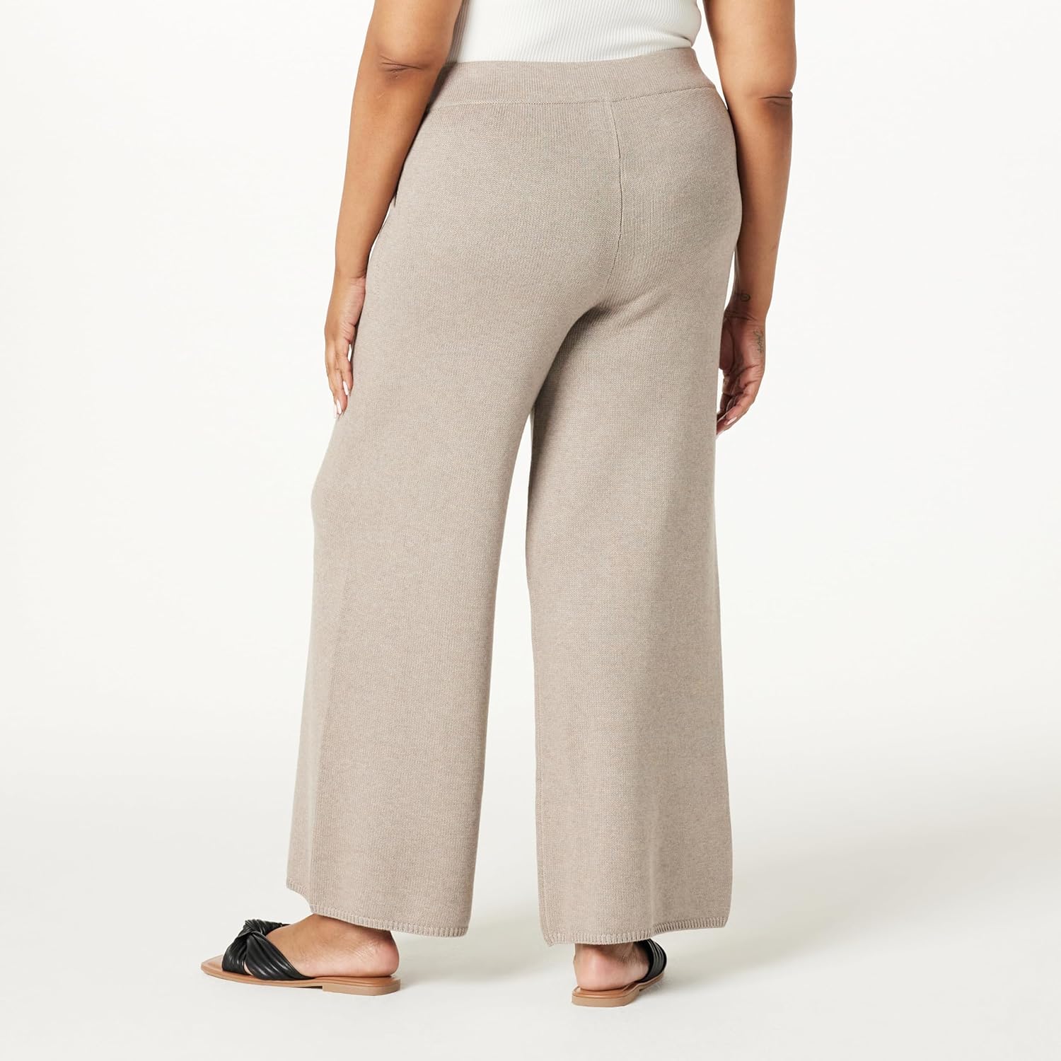 The Drop Women's Cynthia Cotton Blend Wide Leg Sweater Pant - Image 6