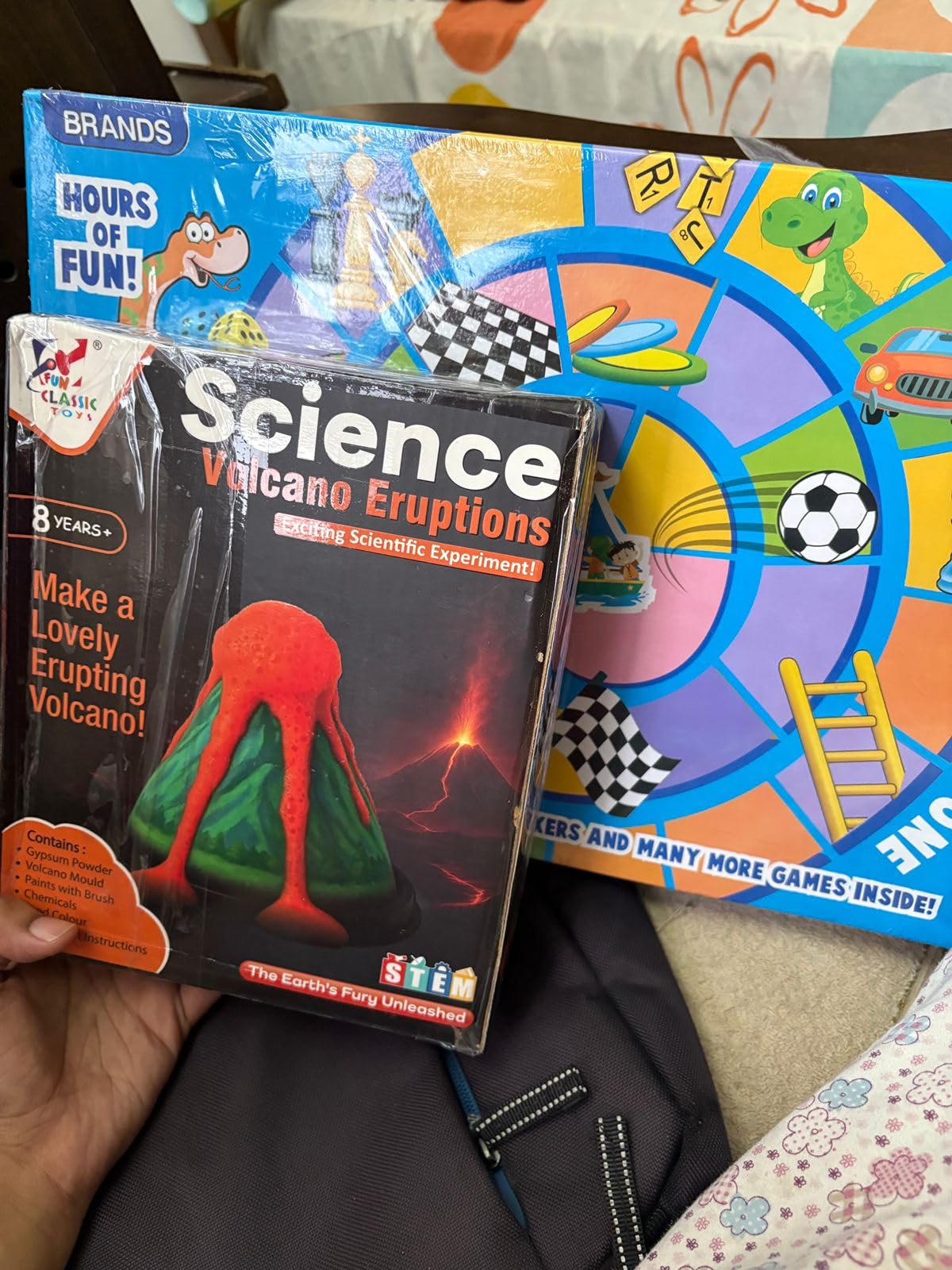 Buy KAZTEL Science Volcano Eruption Experiment Kit for Kids | DIY Make ...