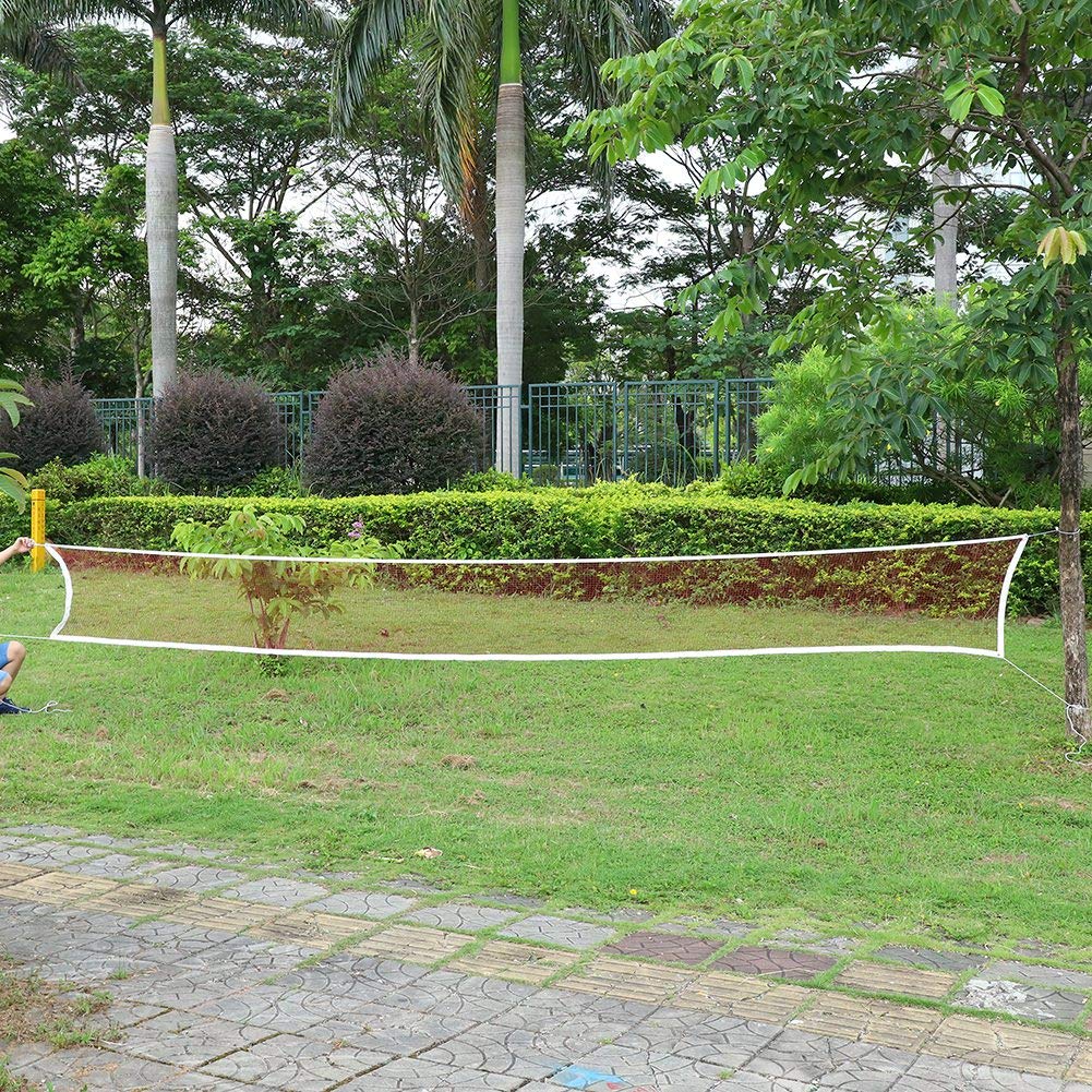 Badminton Net, Portable Badminton Set with Net, Fun Competition for Entertainment Home-image-16