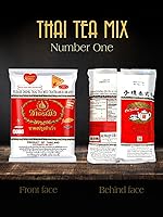 Vista 7 de Cravin Supply Co Mezcla de té tailandés (Número uno) Cha Tra Mue Perfecto para preparar té helado tailandés tradicional estilo restaurante (14.11 oz)