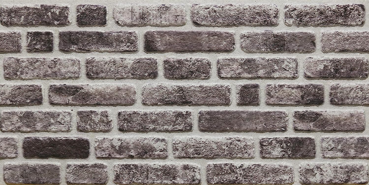 Grace Baltic, pannelli da parete 3D effetto mattone, rivestimento in pietra, rivestimento in polistirolo, per soggiorno, cucina, bagno, balcone, camera da letto, retro del bancone e teras (689-043)x5
