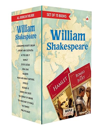 William Shakespeare (Set of 15 Books) - Hamlet, The Tempest, Othello, The Merchant of Venice, The Comedy of Errors, Richard III, Much Ado About ... Dream, Antony and Cleopatra, Twelfth Night [Paperback] William Shakespeare
