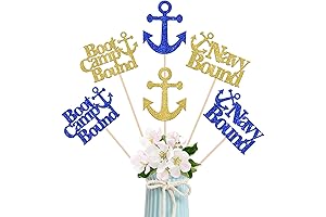 Glitter Boot Camp Bound Centerpiece Sticks