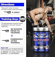 Vista 5 de Allmax Nutrition 100 Glutamina micronizada pura 2, 20 lbs, 35.2 onzas