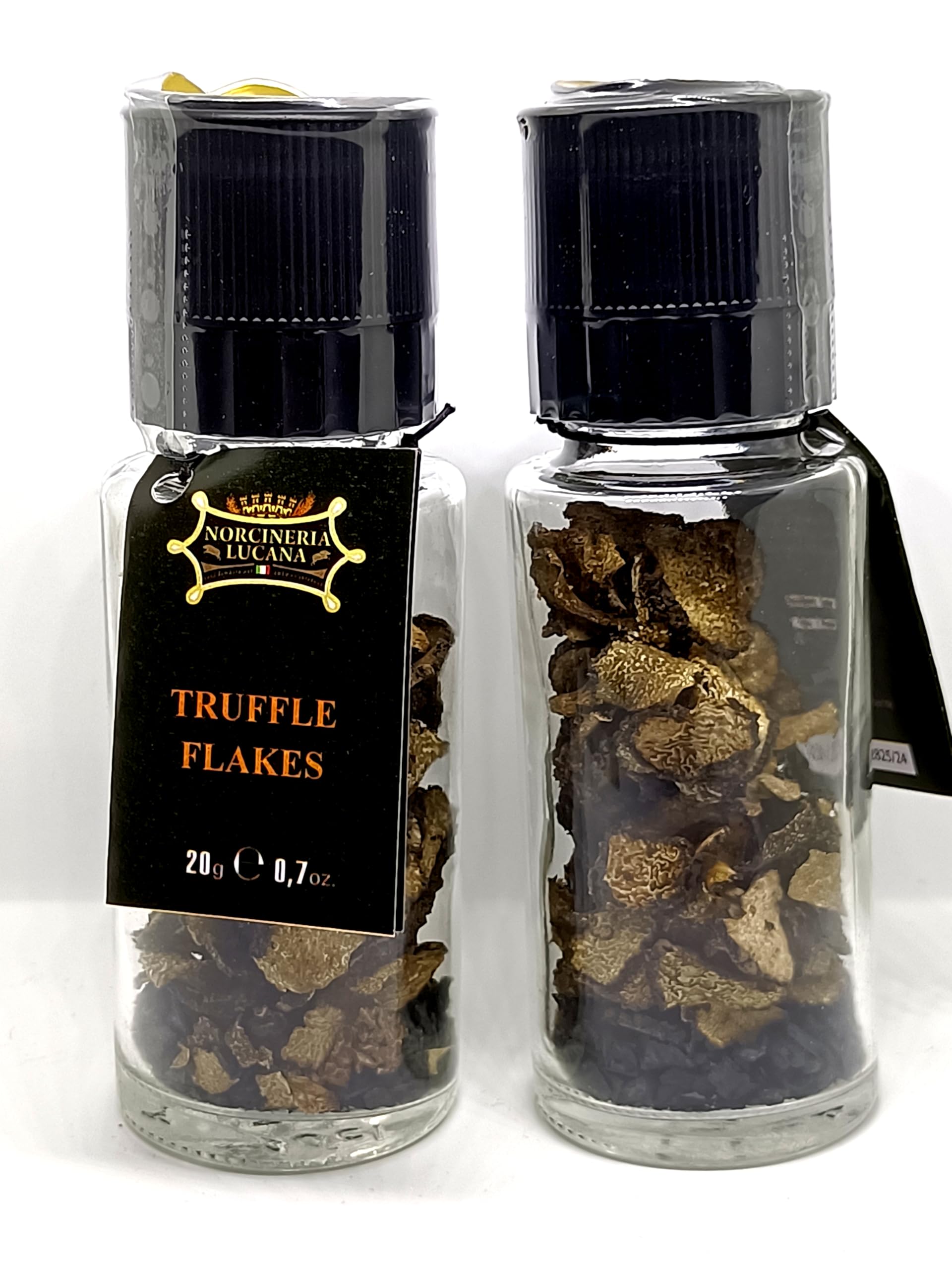 fiocchi di tartufo nero estivo essiccato disidratato 1X20 grammi- truffle flakes - made in Italy - bbq - gourmet - NORCINERIA LUCANA