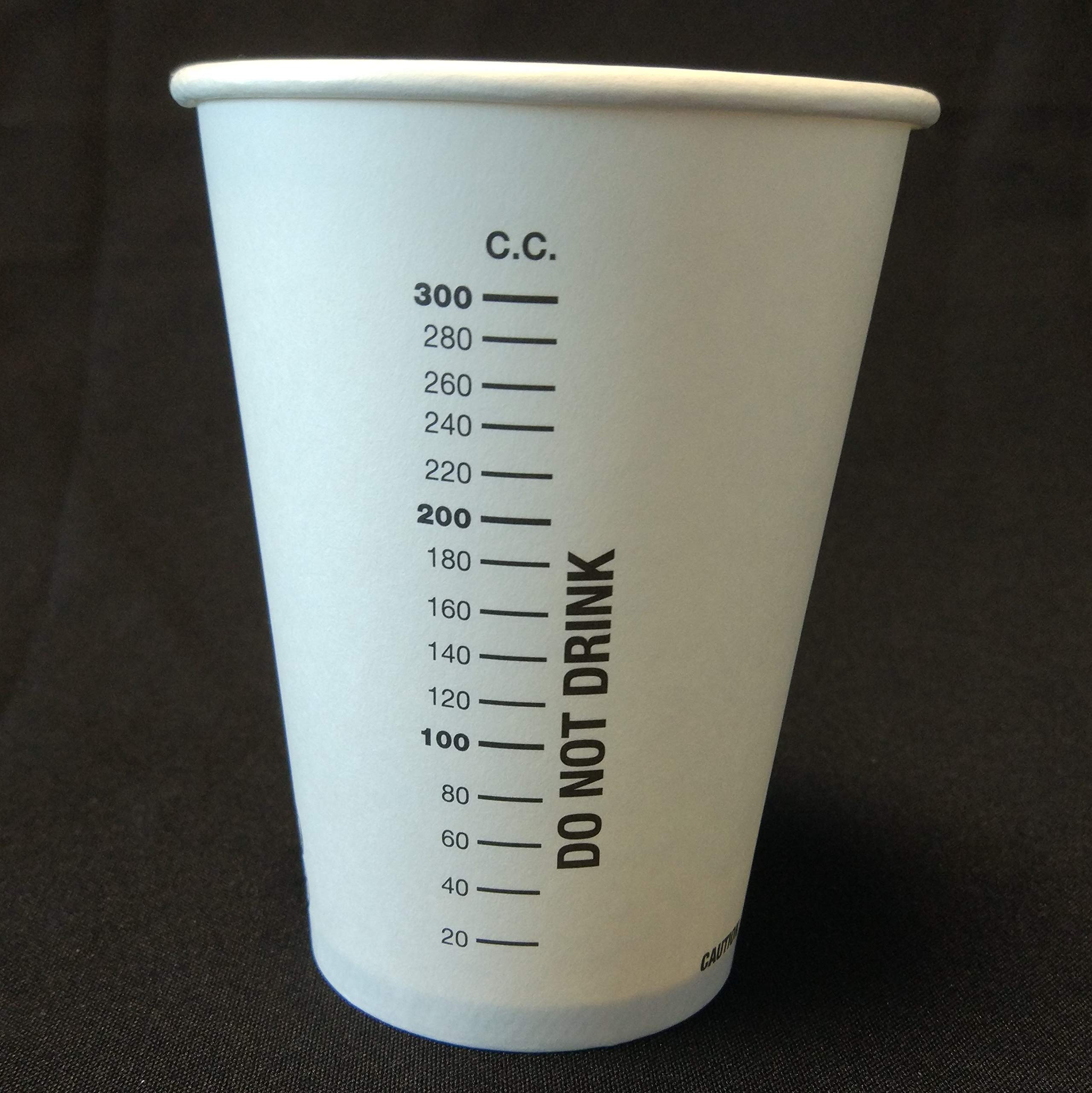 White Paper Paint Measuring Measurement Mixing Container Cup - 300cc ...