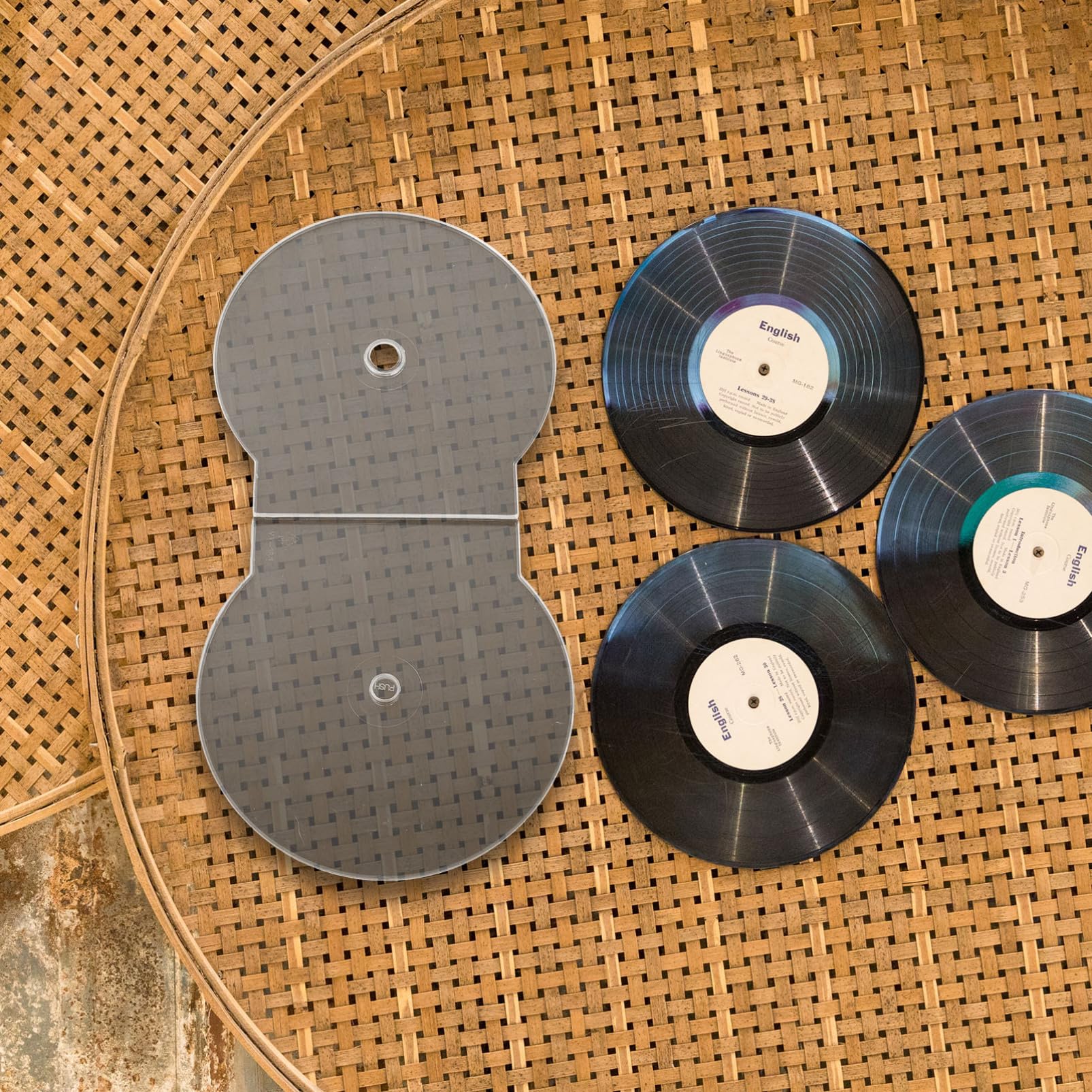 Gatuida 100pezzi Scatole Dvd Riutilizzabili Custodie Trasparenti Per Archiviazione Compatte e Dischi
