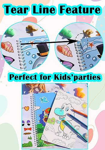 Miniatura 7 de 450 piezas de calcomanías para colorear para niños de 2 a 4 años, libro de calcomanías reutilizables para niños pequeños, incluye 14 páginas para