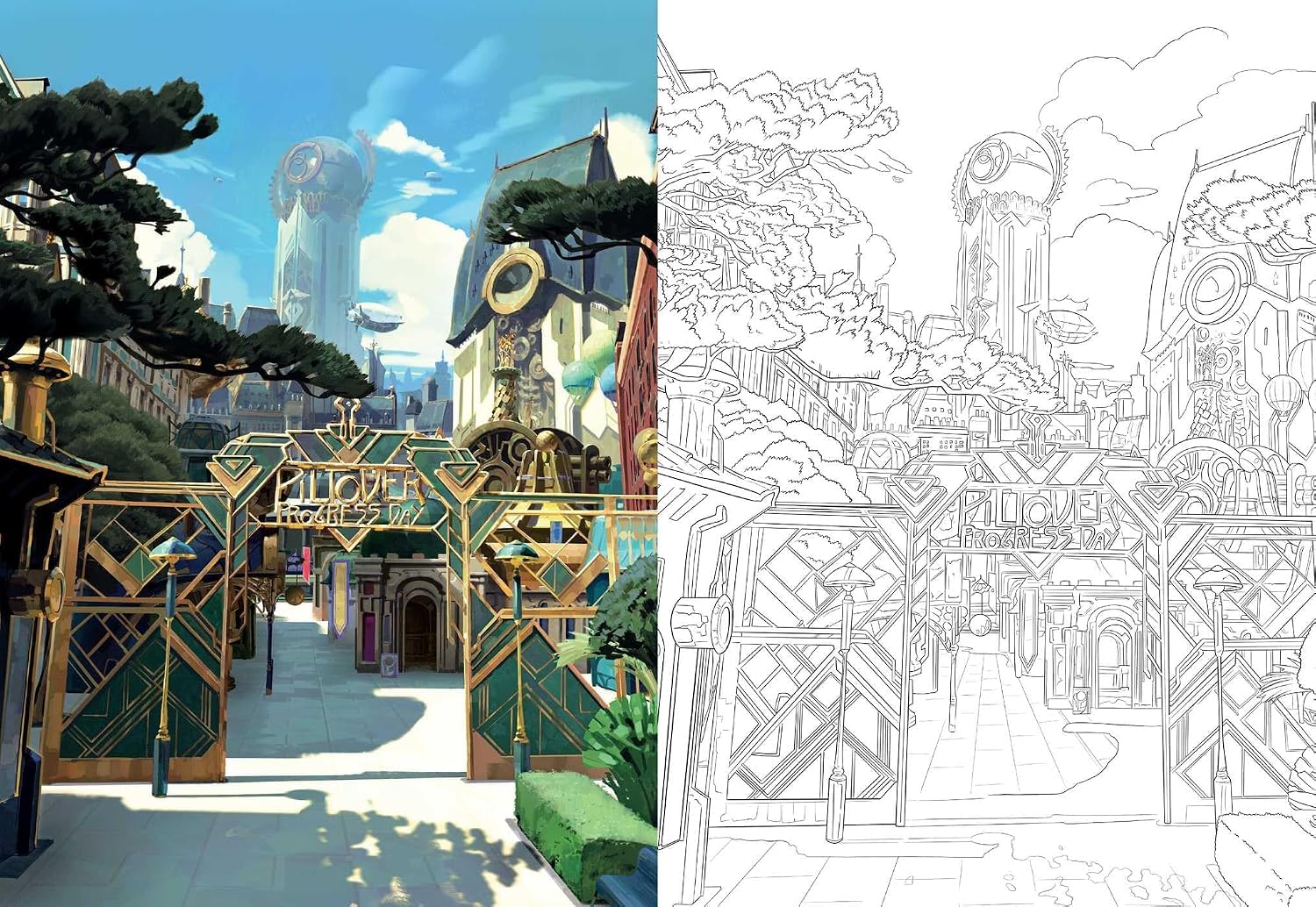 Arcane: The Official Colouring Book