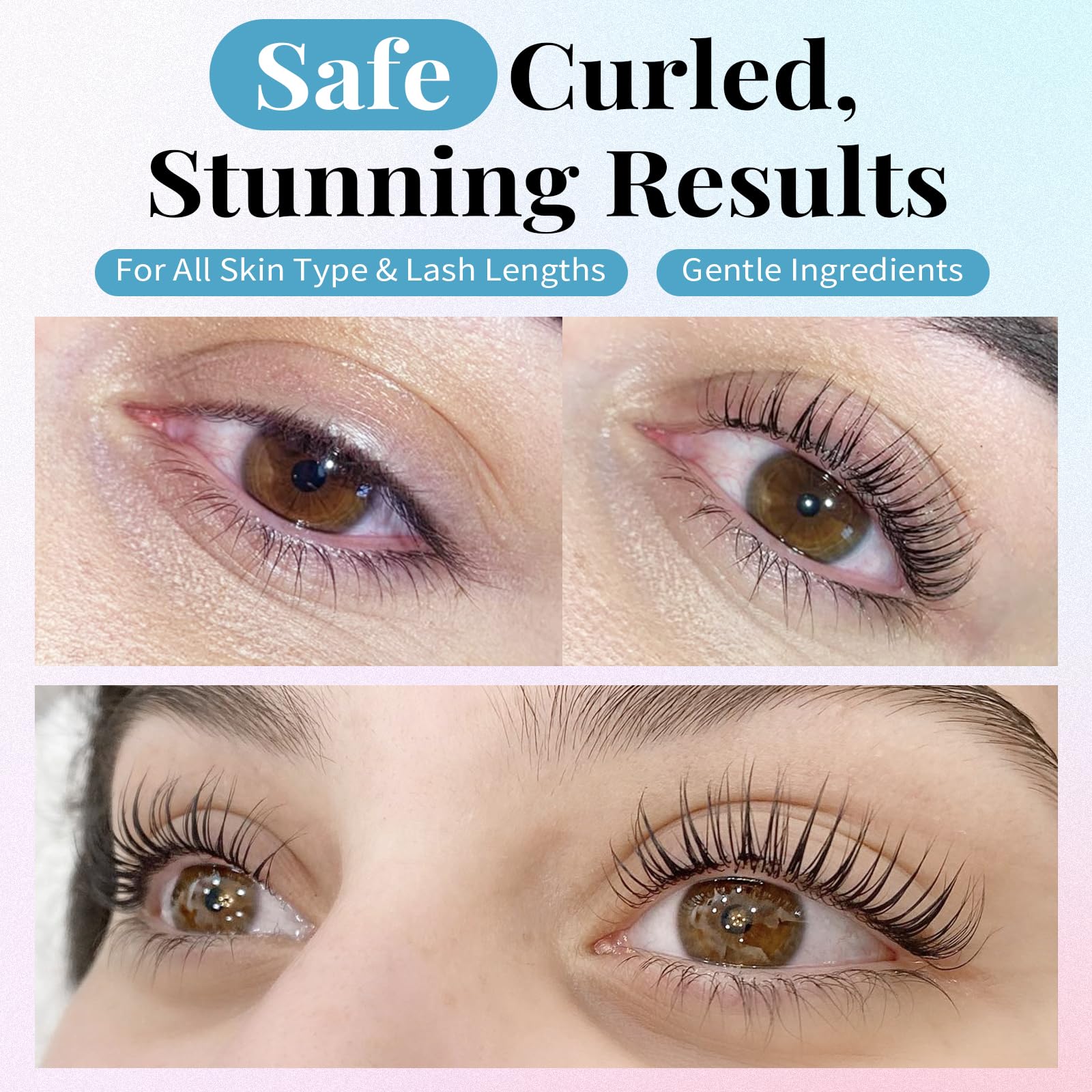 Lomansa Lash Lift Lotion, Lash Lift Kit, Eyelash Perming and Brow Lamination Kit, Easy Squeeze Tube Design, Salon 15 Uses - Image 4