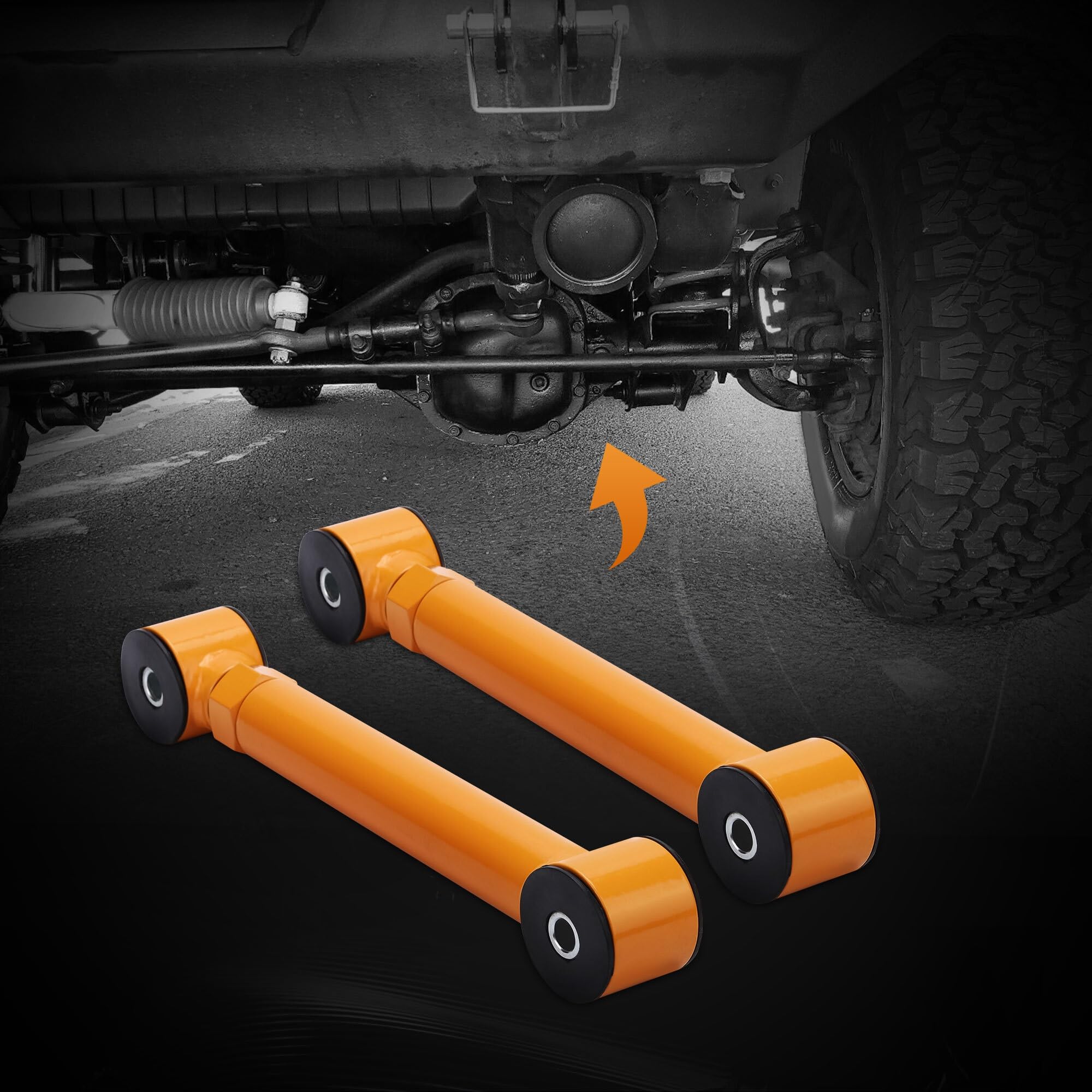 Wahacz boczny Pasuje do Jeep Grand Cherokee ZJ 1993-1998 Wrangler TJ WJ 1999-2004 tylny górny regulowany zestaw wahaczy zawieszenie koła