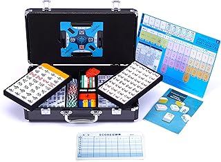 alban 手打麻雀牌「NEW AMOS COMPLETE GEAR（新・アモス コンプリート ギア）」 + スコア記録帳（得点記録帳）1冊付 ※8段100枚綴り