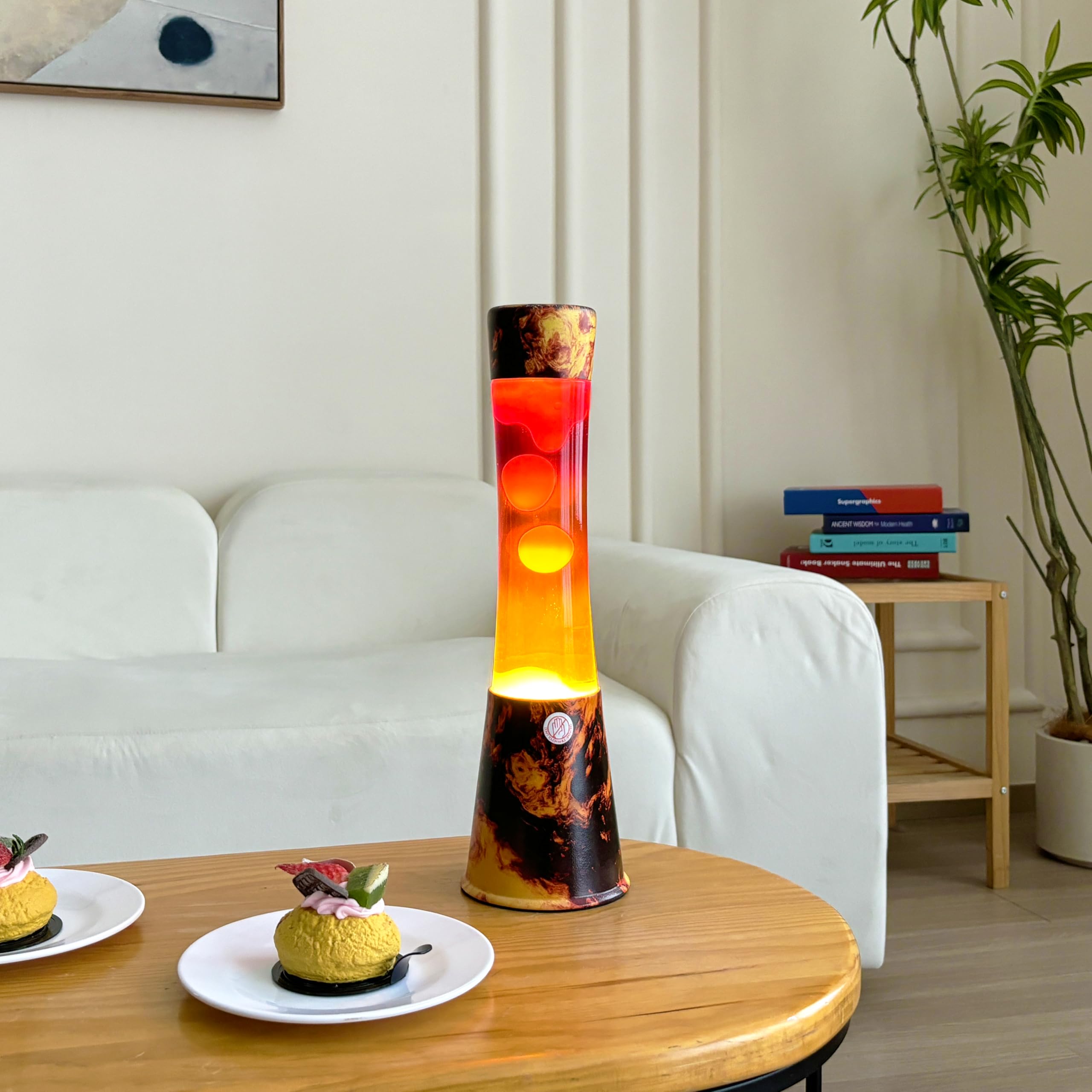 AHCCSD 16 Inch Volcano Beautiful Magma Lamp-Decal Base Colormax