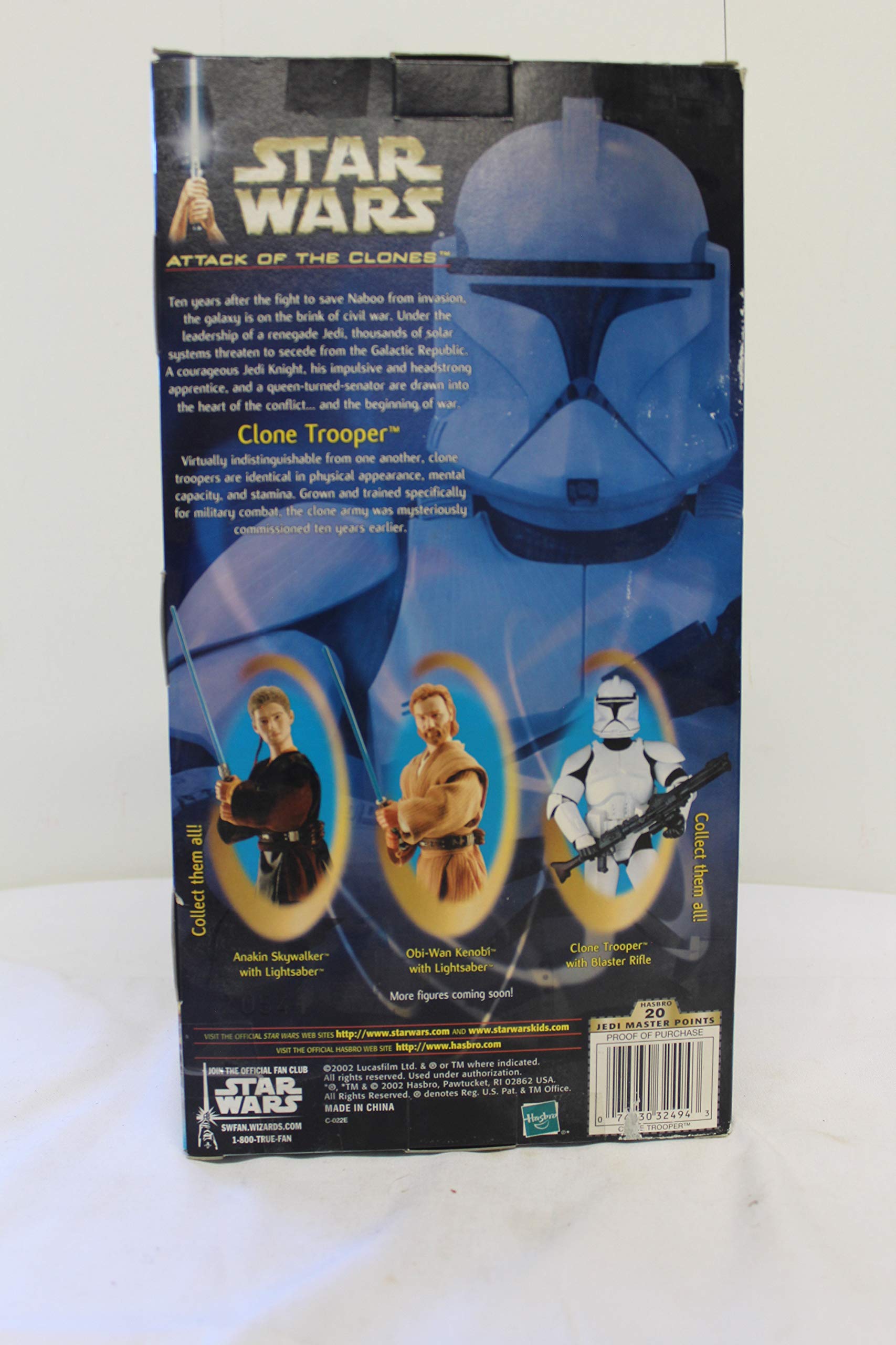 Amazon.com: Star Wars Attack of the Clones - Clone Trooper : Toys 