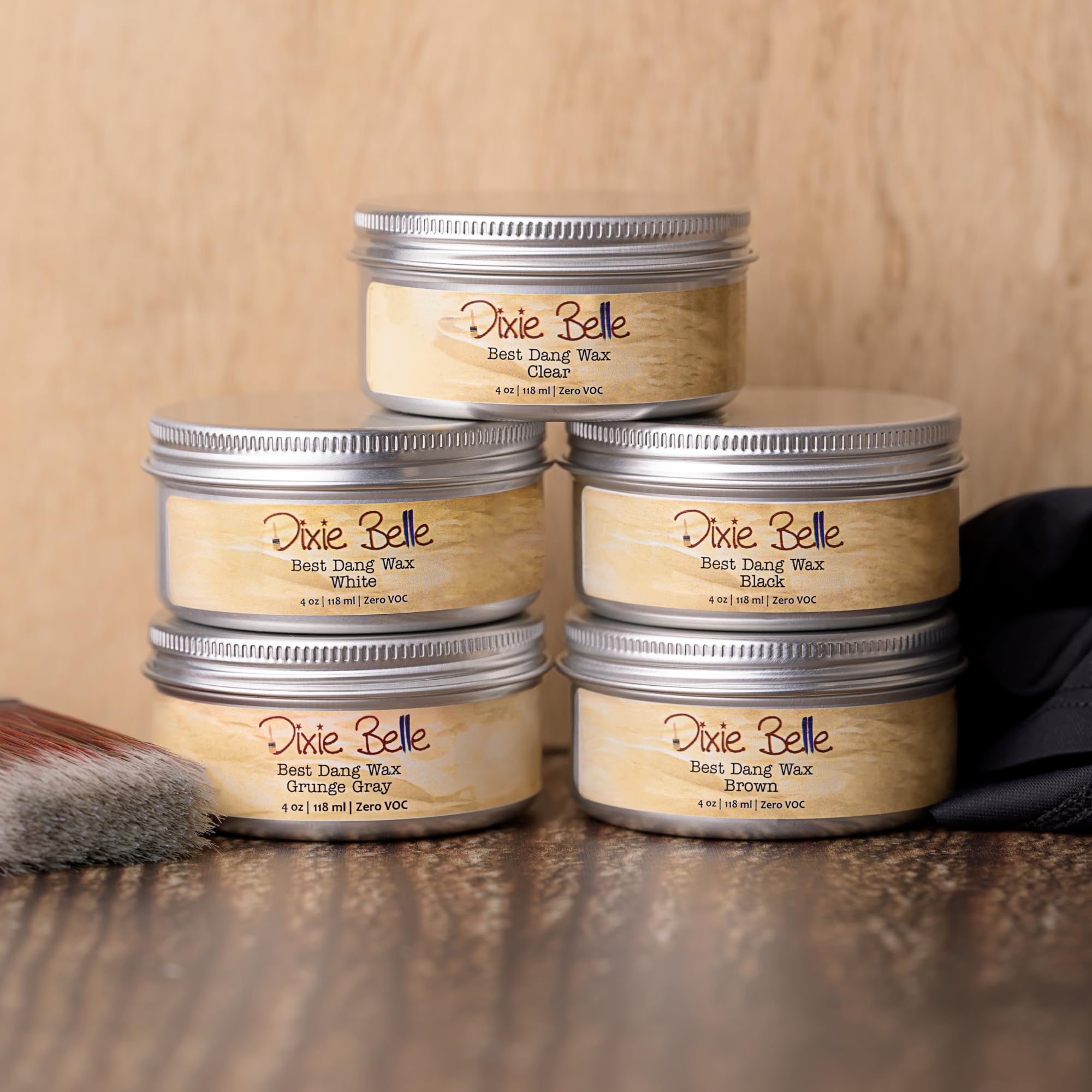 Dixie Belle Paint Company | Best Dang Furniture Wax (4oz, Clear) | DIY Furniture Finishing Wax | Chalk Paint Protection | Antique DIY