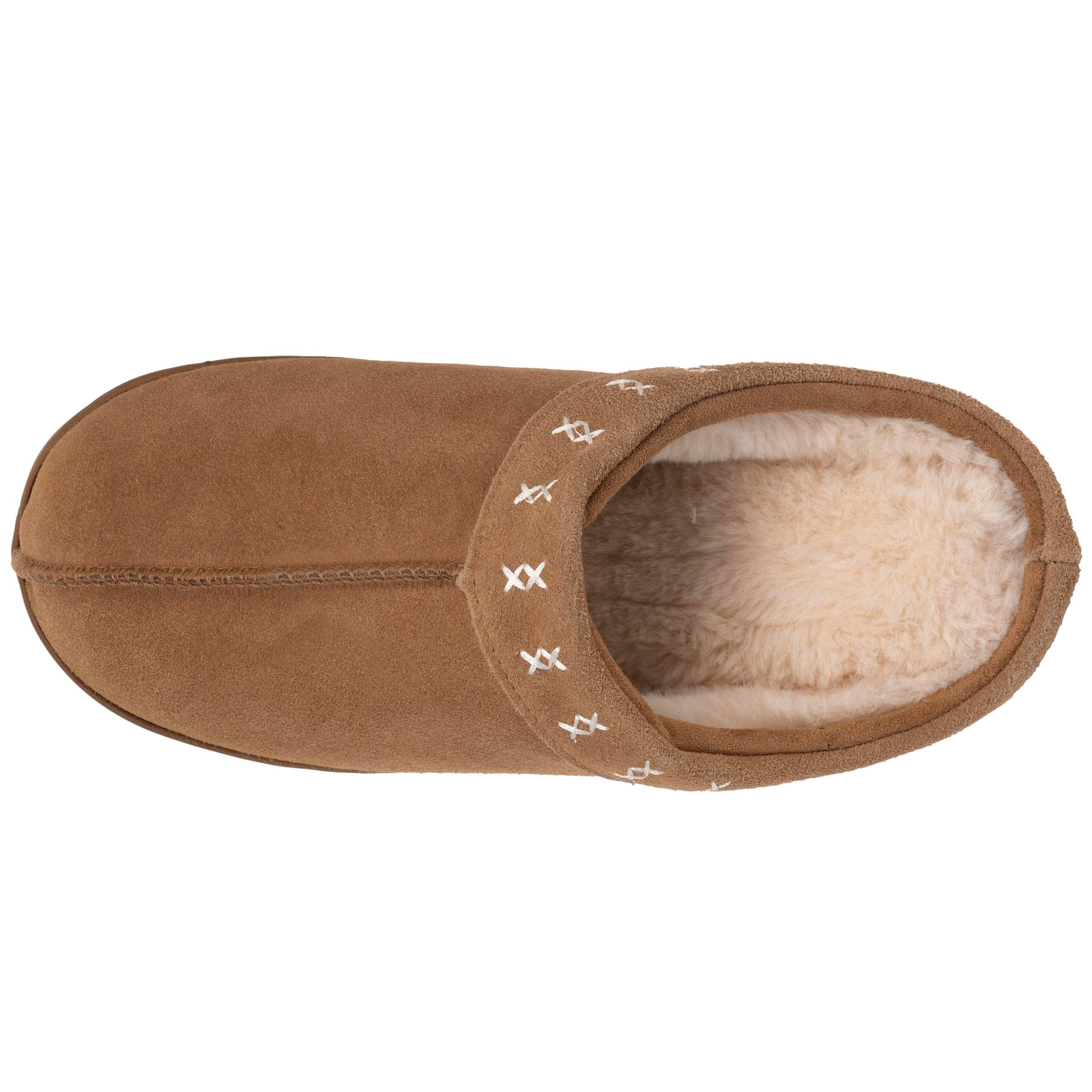 Isotoner Chaussons pantoufles Mules femme semelle plateforme 3,5 cm